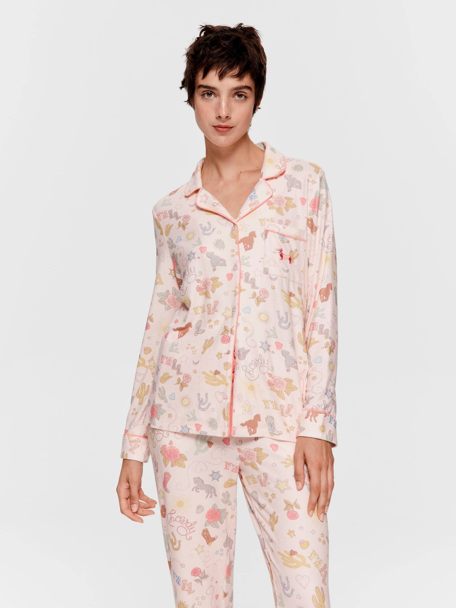 Howdy Plush Classic Pj Set Multi image 3