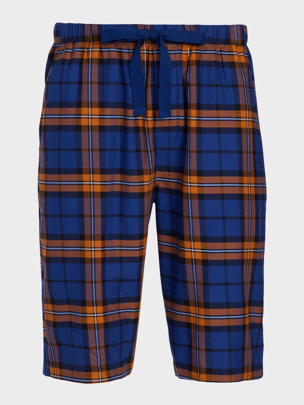 Navy Check Long Short navy image 3