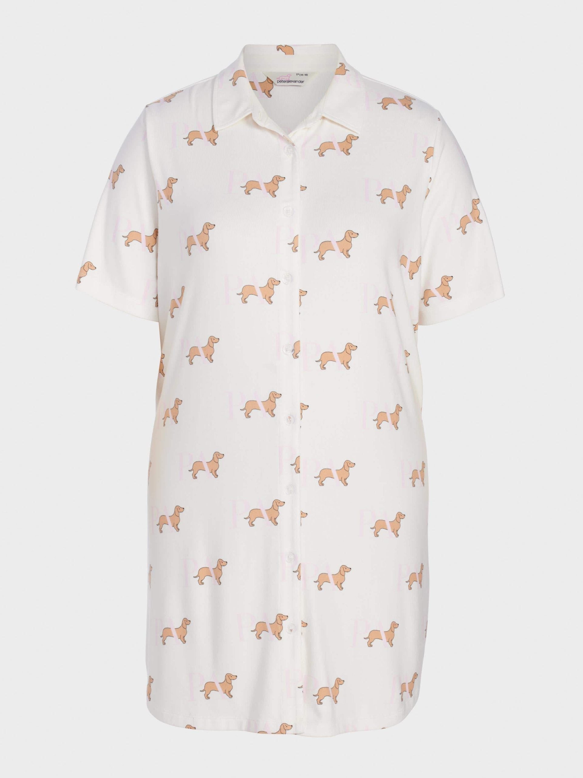 P.A. Plus Penny Short Sleeve Plush Nightshirt Multi image 3