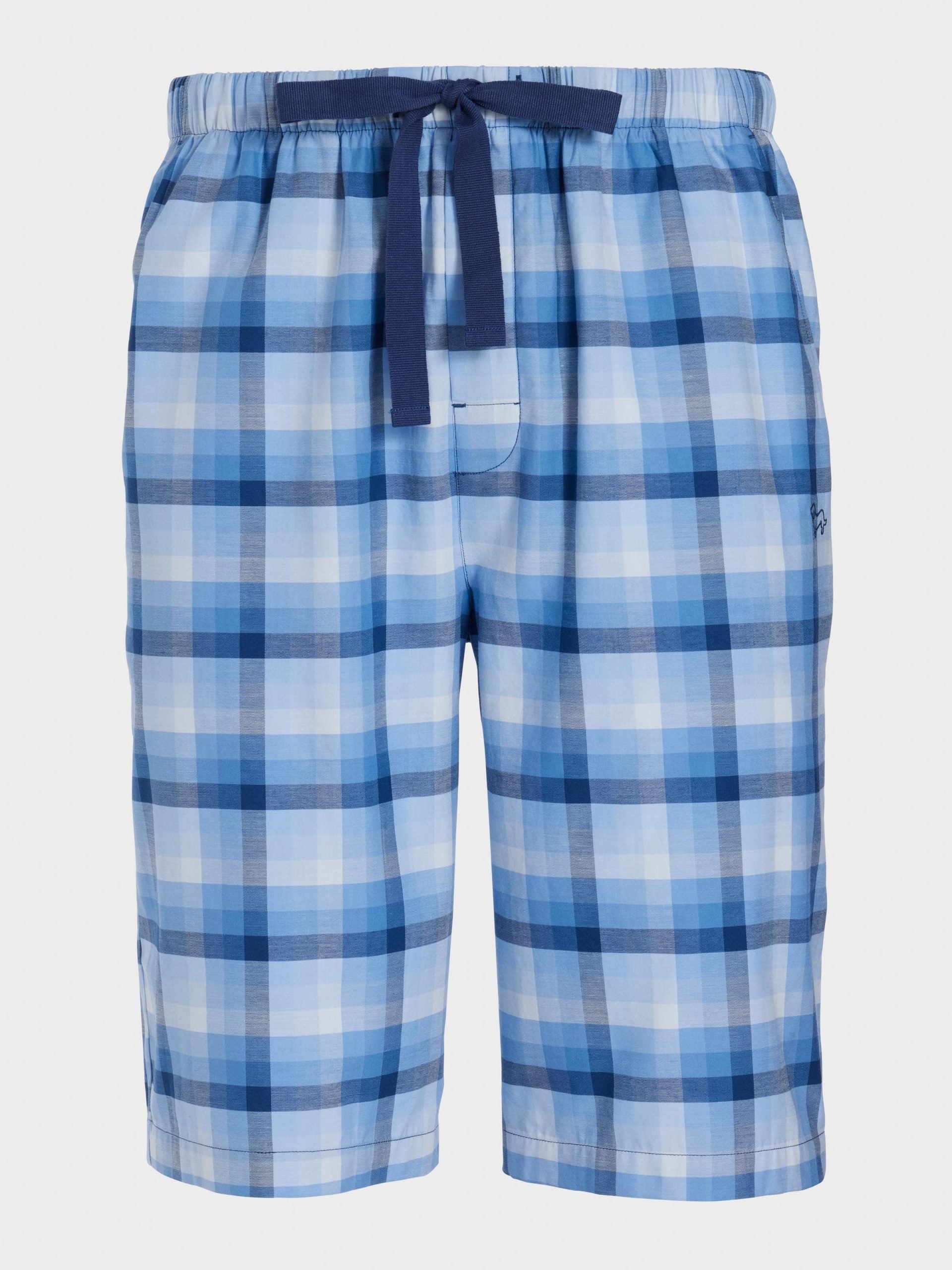 Mini Check Long Short blue image 3