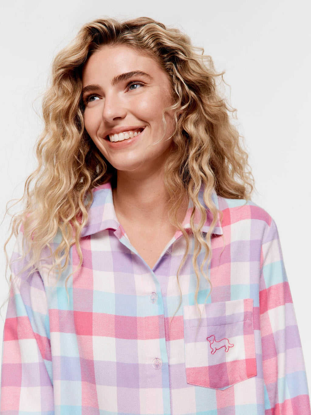 Check Classic Flannelette Nightshirt multi image 2
