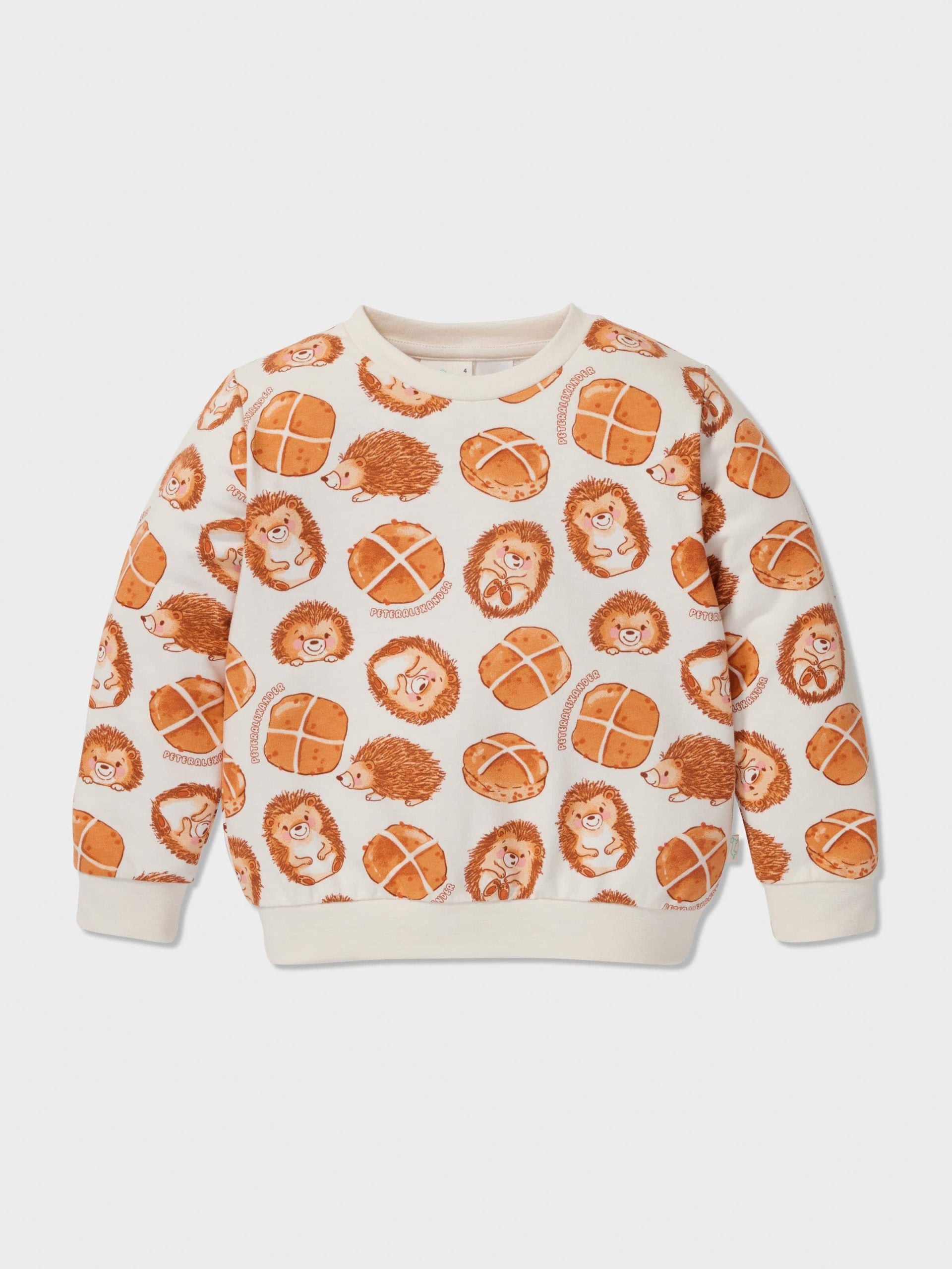 Jnr Kids Hot Cross Buns Long Pj Set multi image 2