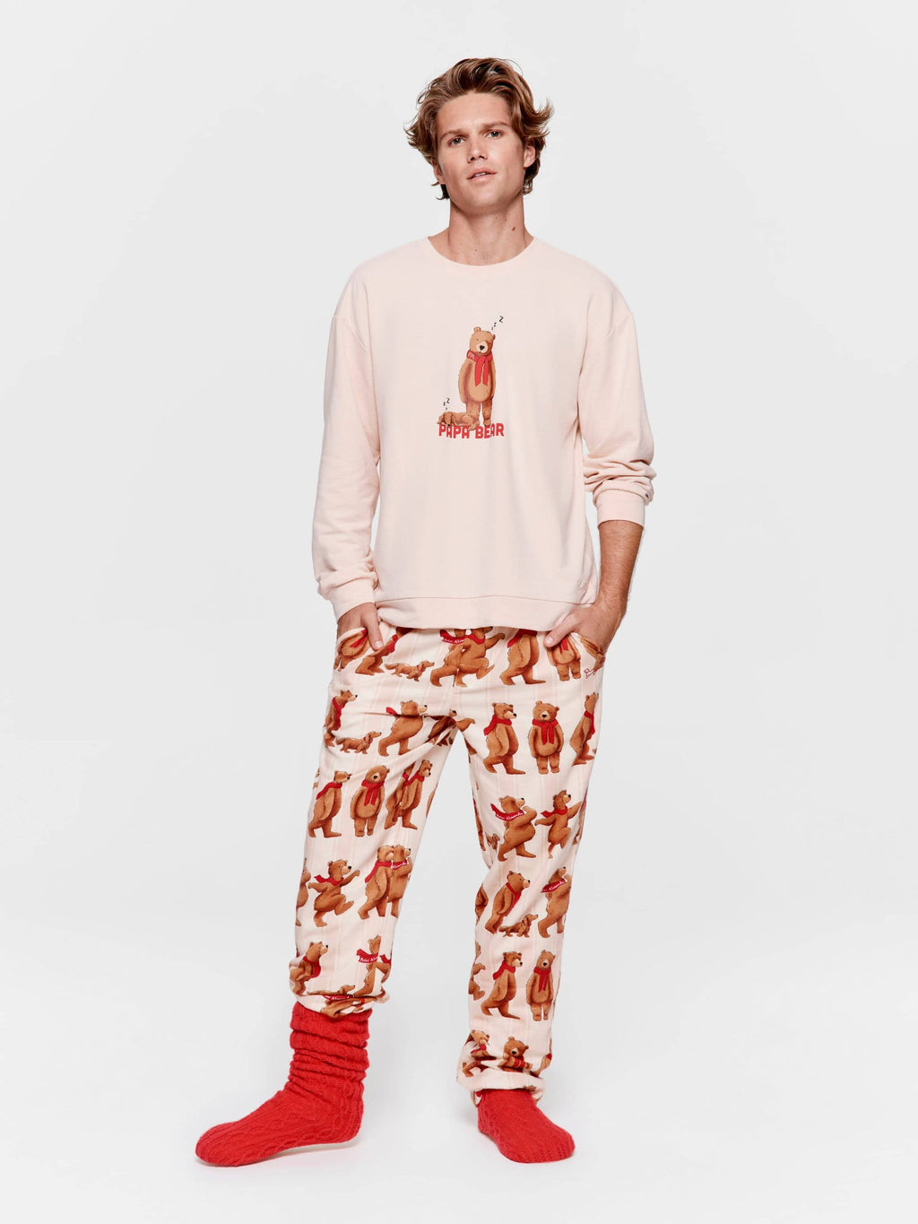 Family Papa Bear Sweater oatmeal image 2