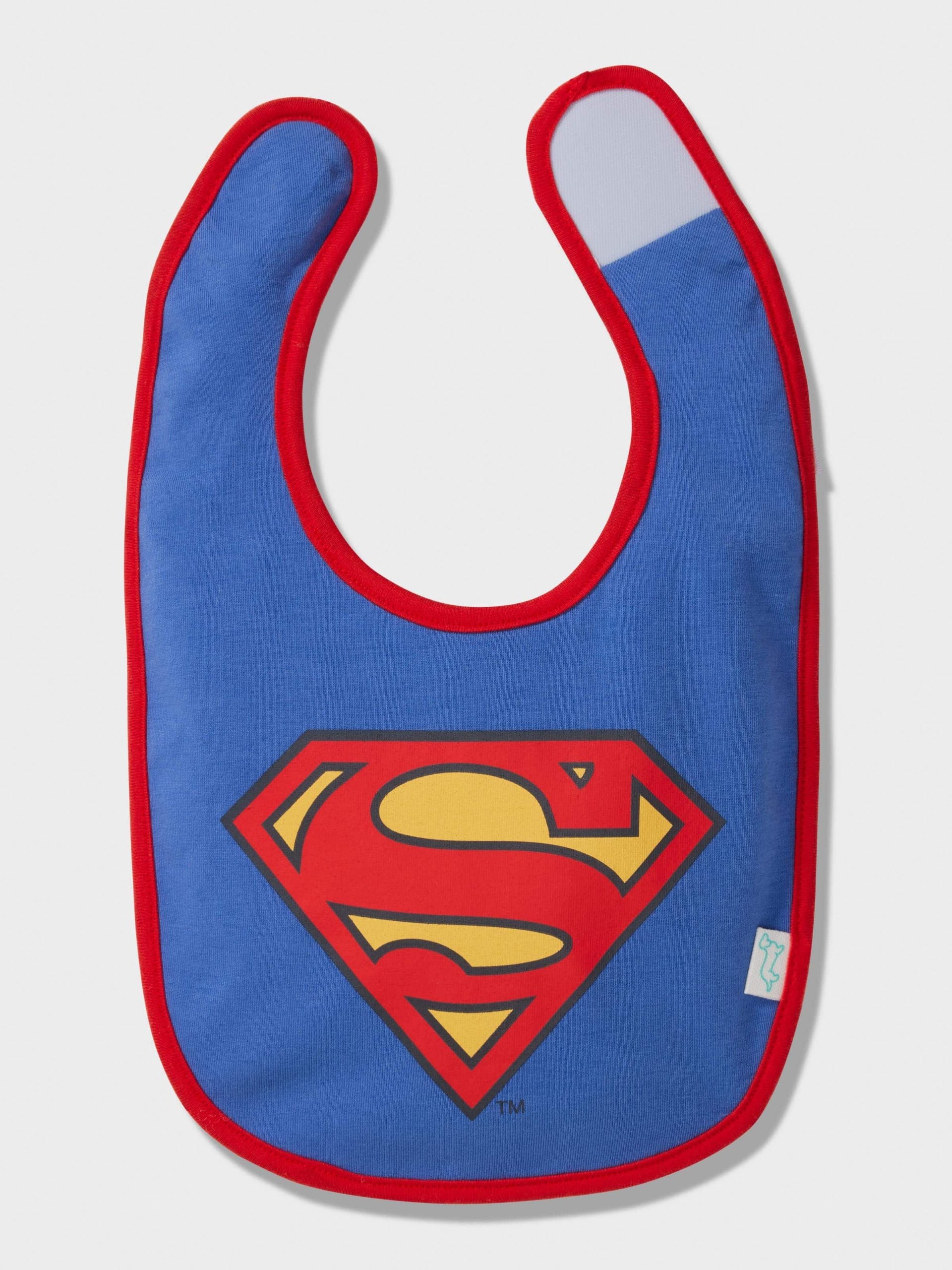 Baby Superman Bib Multi image 1