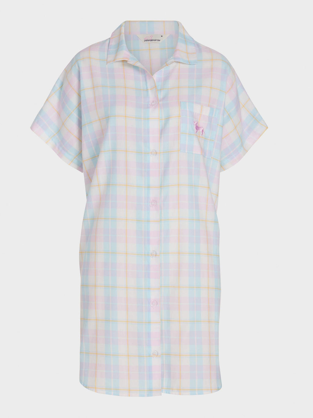 Check Boyfriend Nightshirt multi image 3