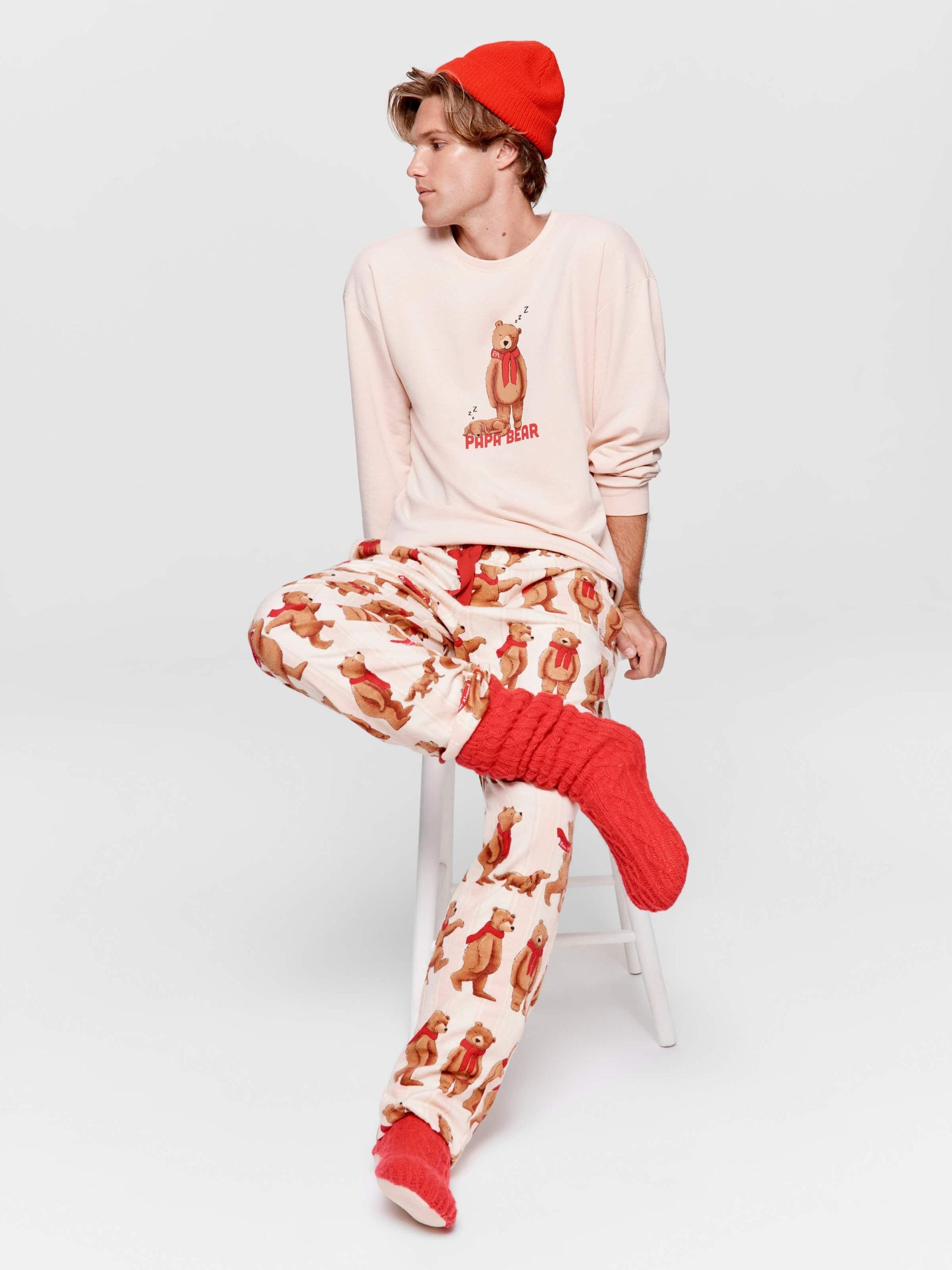 Bear Family Flannelette Pj Pant multi image 1