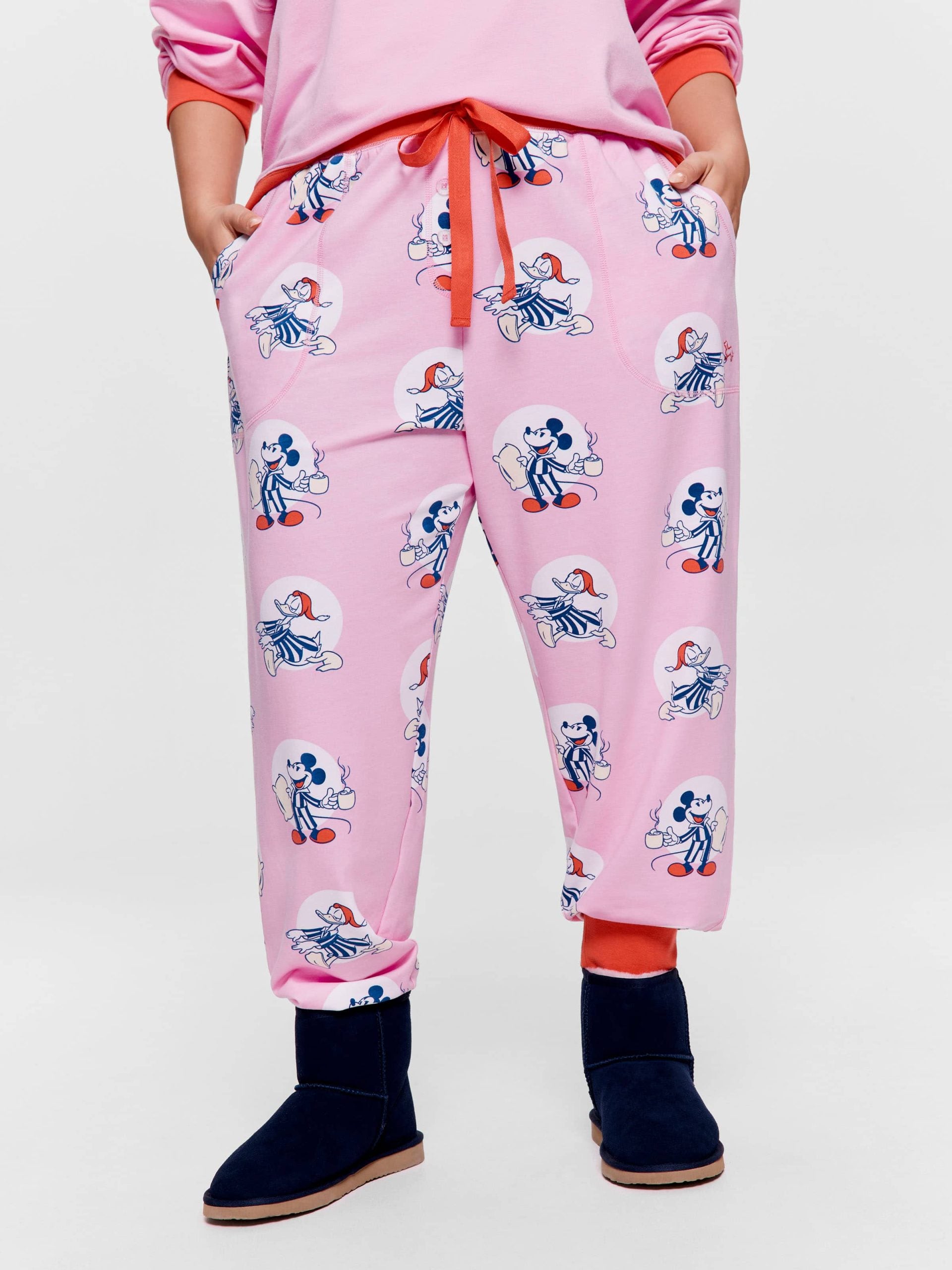 P.A. Plus Sleepy Donald Duck Easy Pj Pant Multi image 2