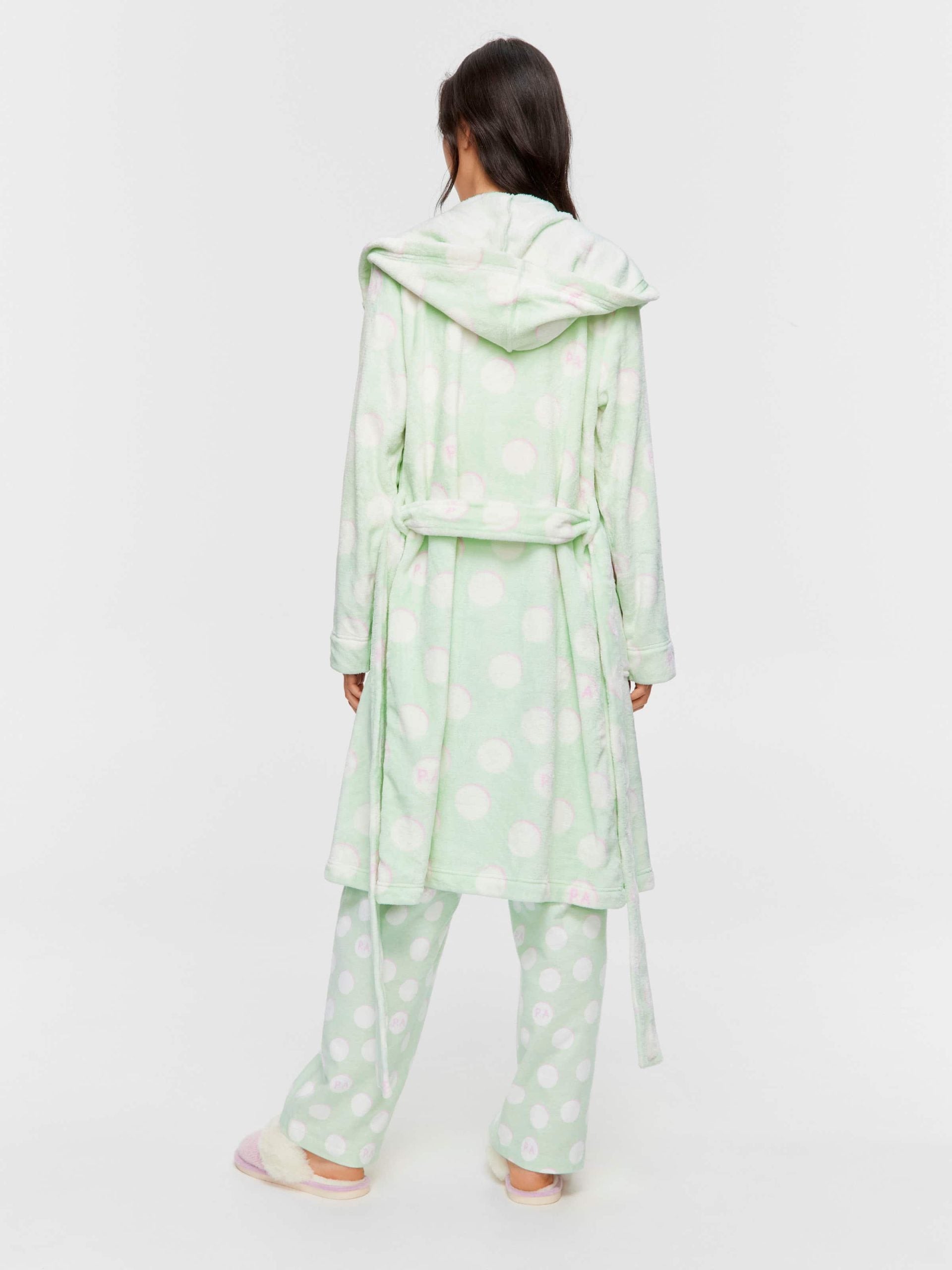 Mint Spot Hooded Gown multi image 2
