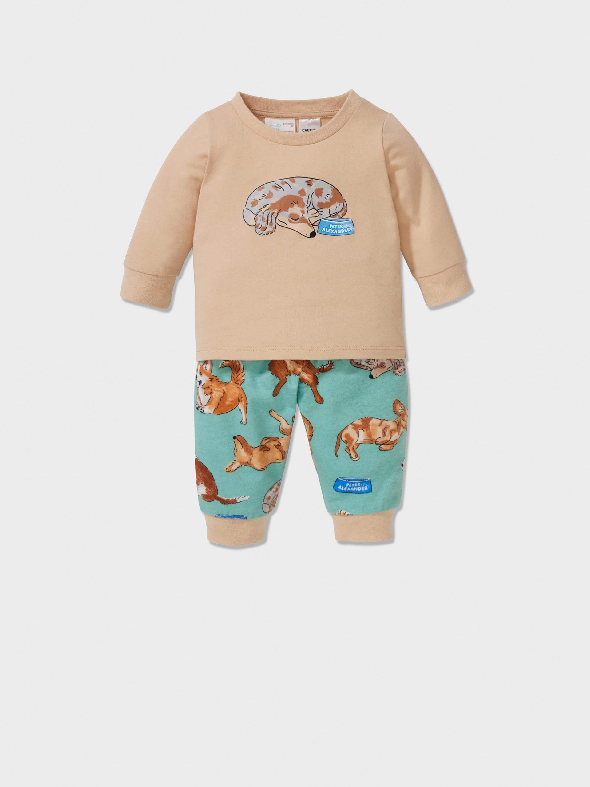 Baby Hungry Pup Pj Set multi image 0