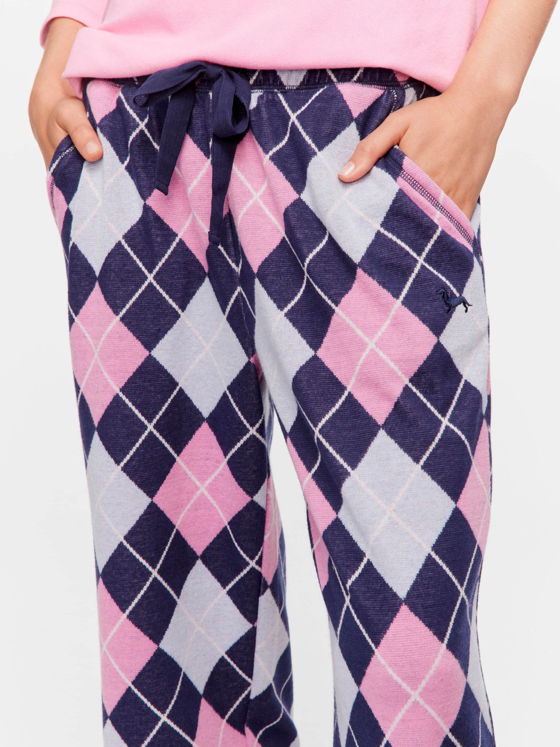 Argyle Straight Leg Pj Pant multi image 2