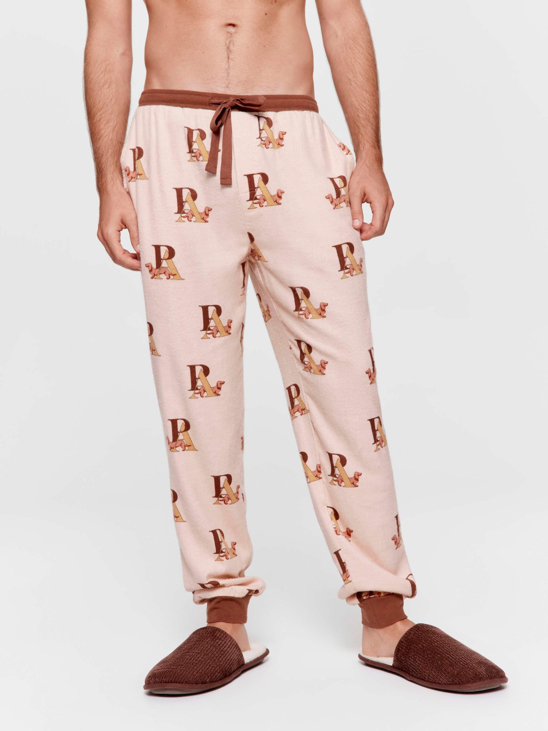 P.A Logo Classic Flannelette Pj Pant multi image 2