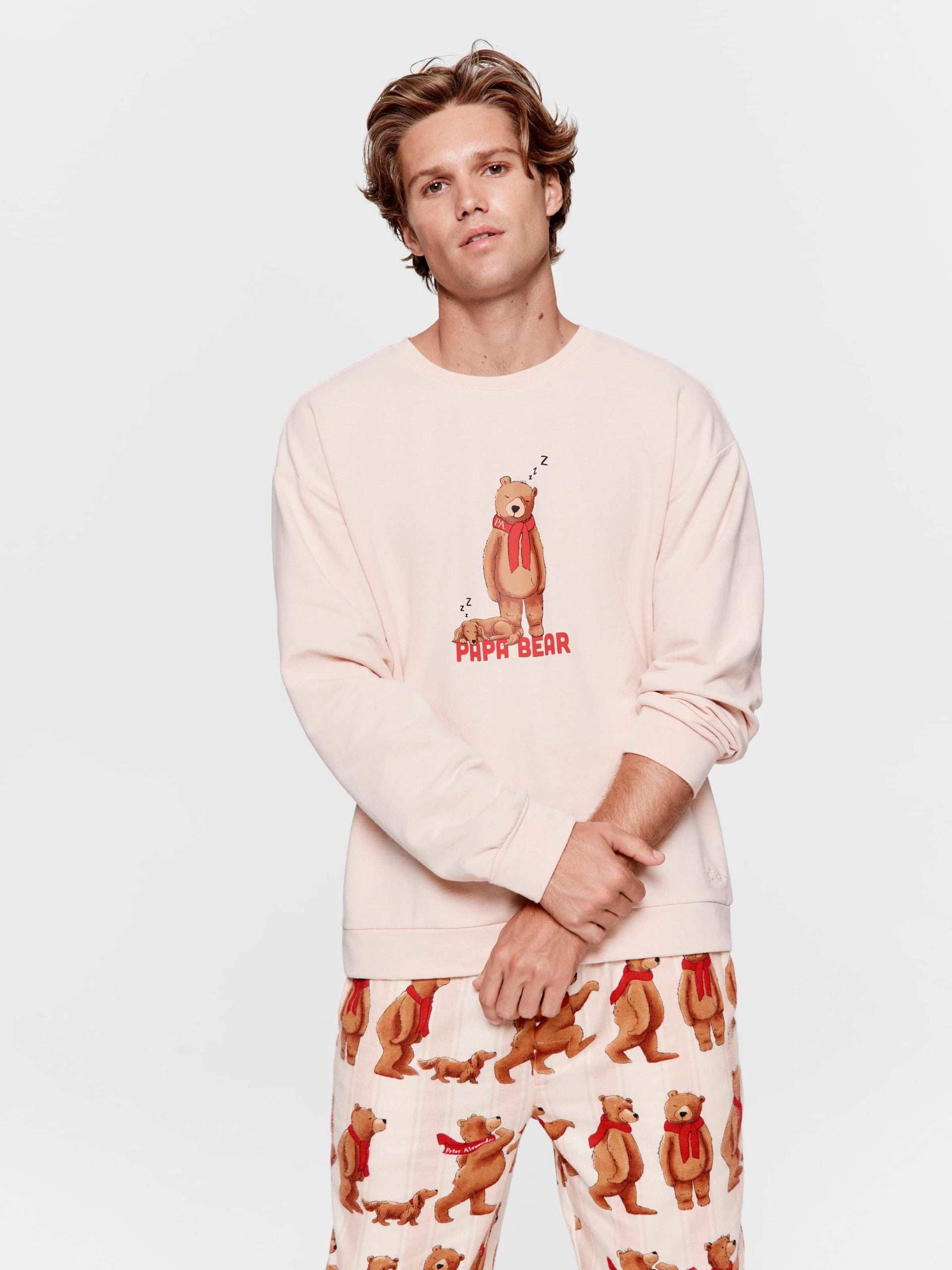 Family Papa Bear Sweater oatmeal image 0