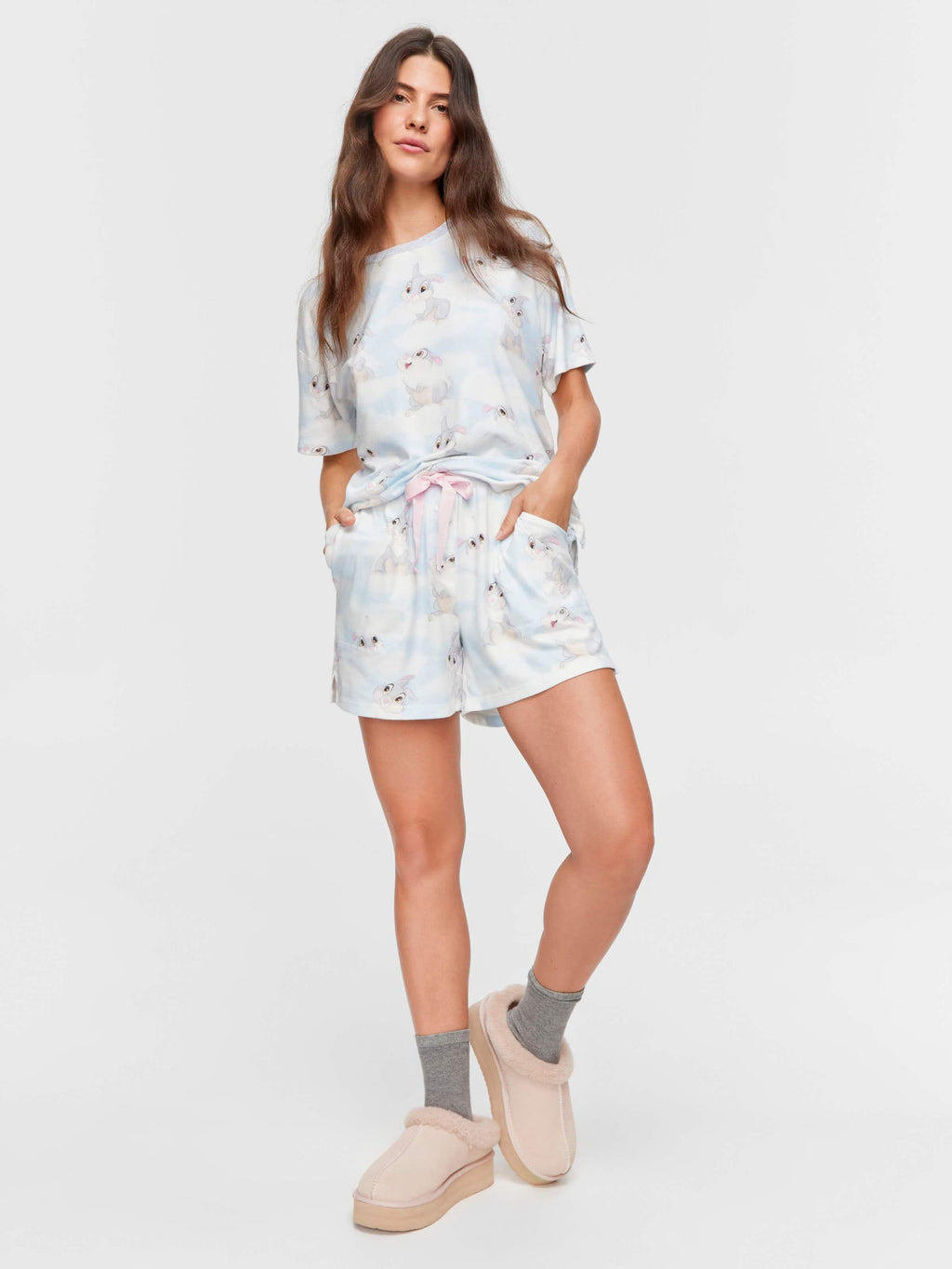 Thumper Plush Shortie Pj Set multi image 2