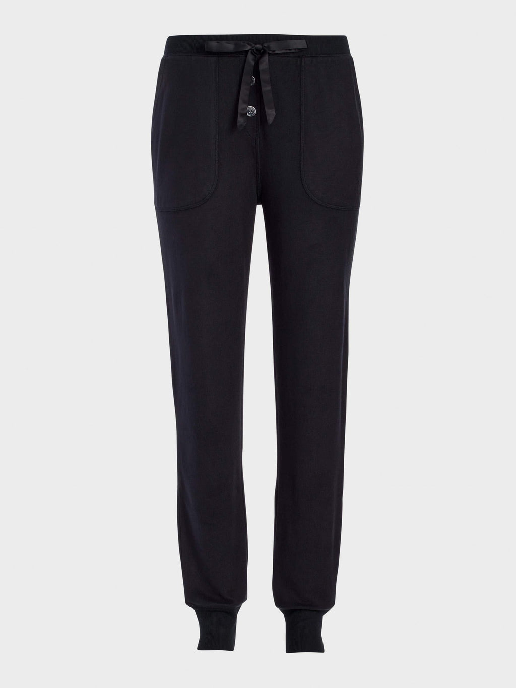 Black Plush Easy Pj Pant black image 3
