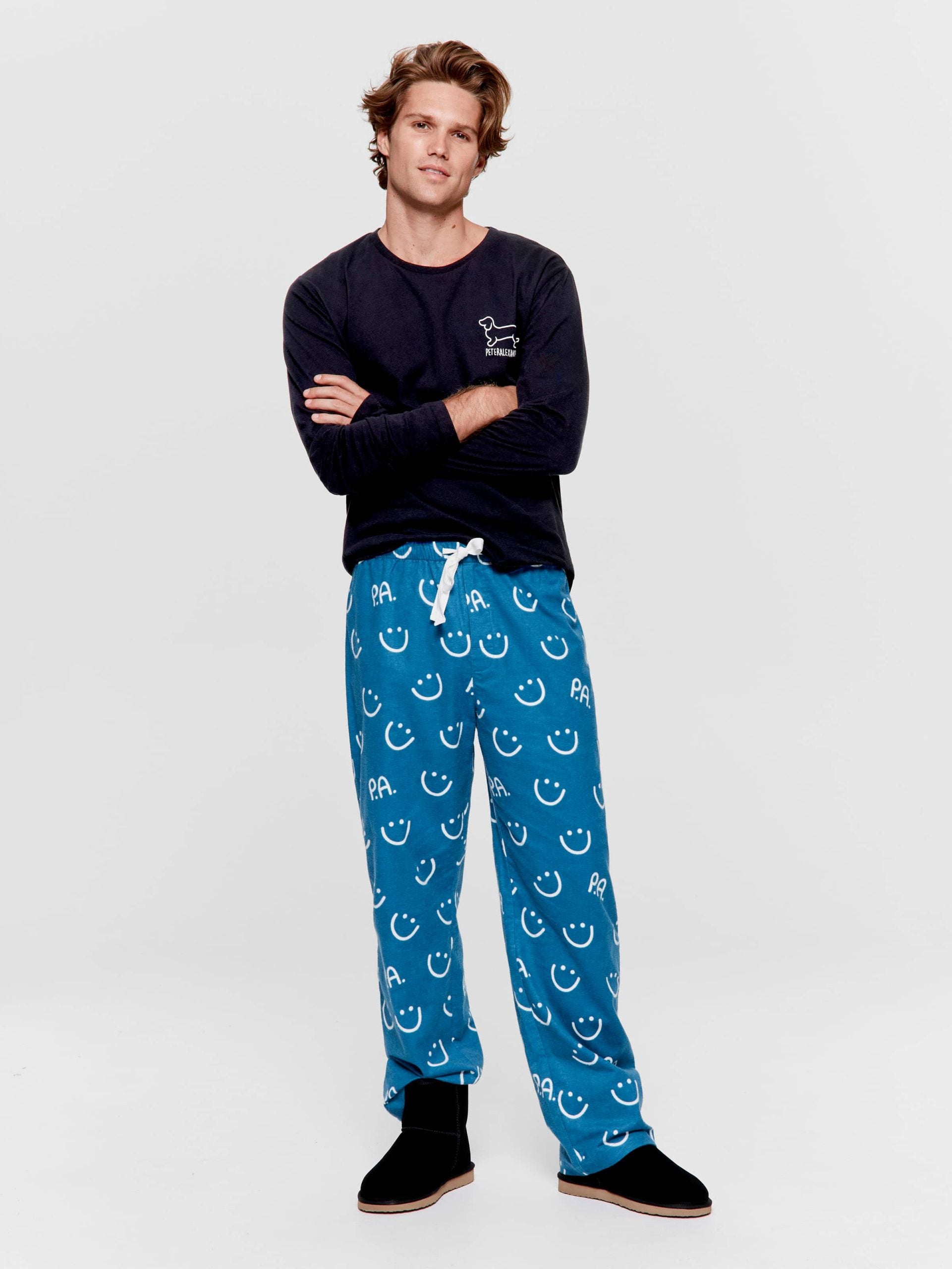 Happy Faces Flannelette Pj Pant multi image 0