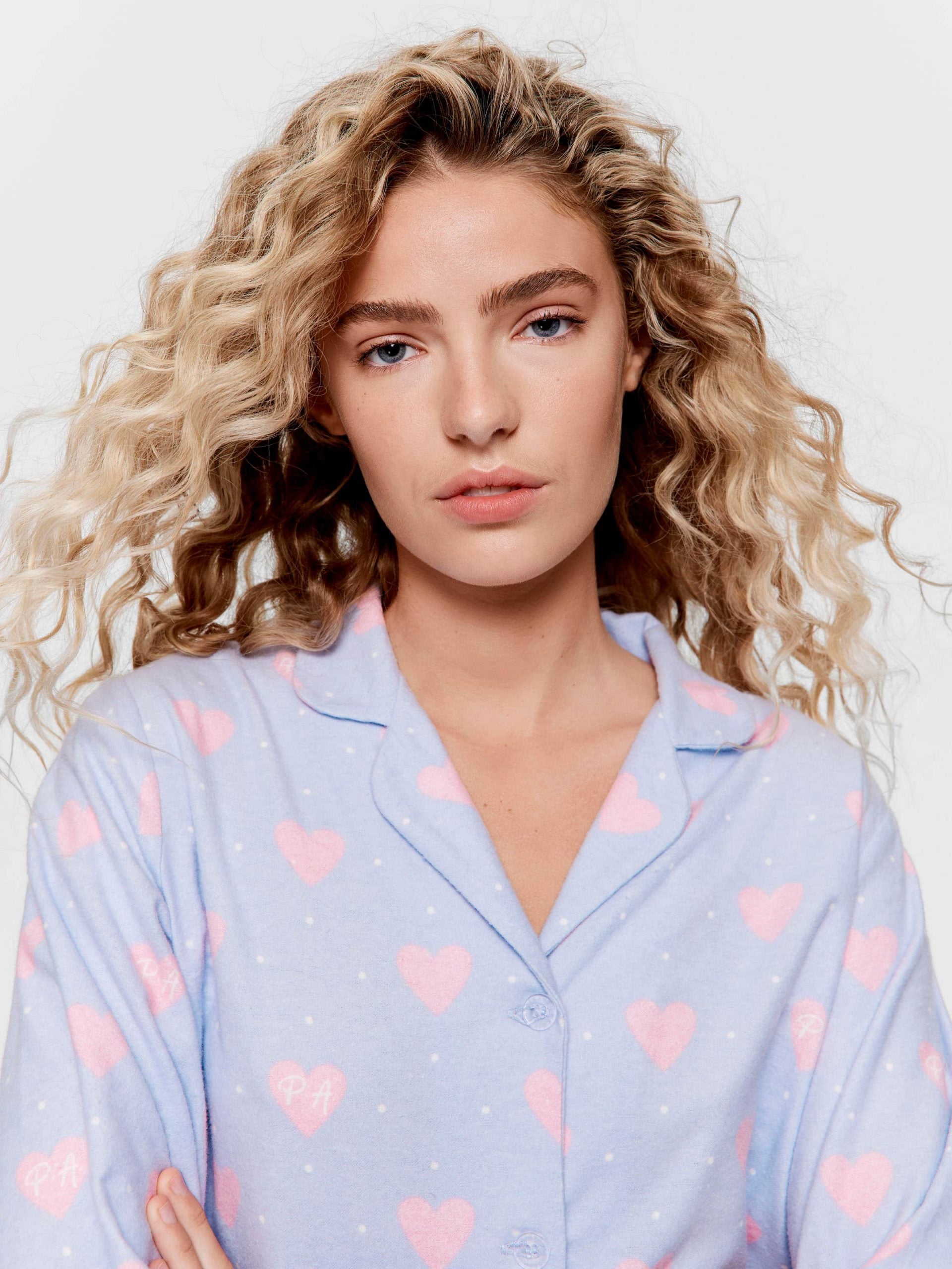 Heart Classic Flannelette Pj Set multi image 3
