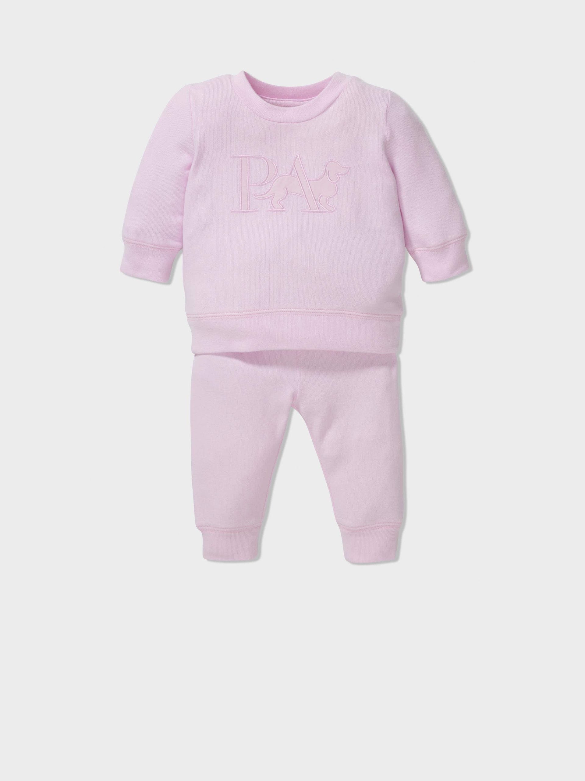 Baby Pink Plush Pj Set pink image 0