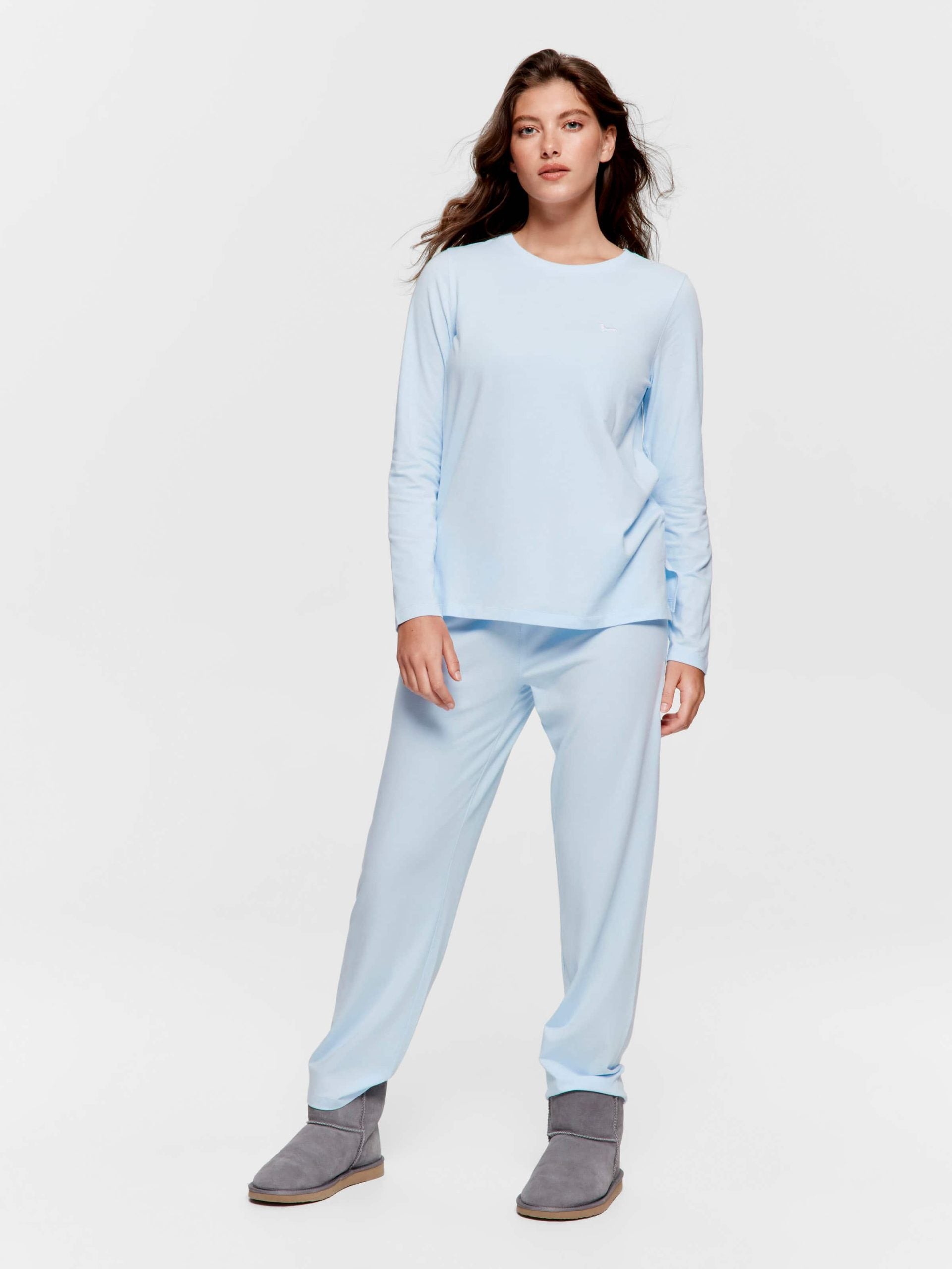 Pale Blue Long Sleeve Top paleblue image 2
