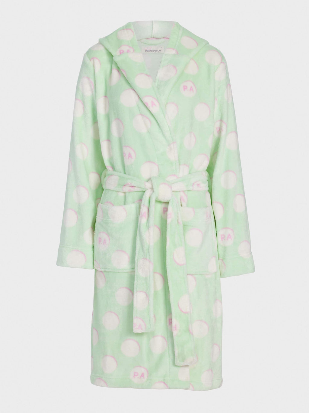 Mint Spot Hooded Gown multi image 4