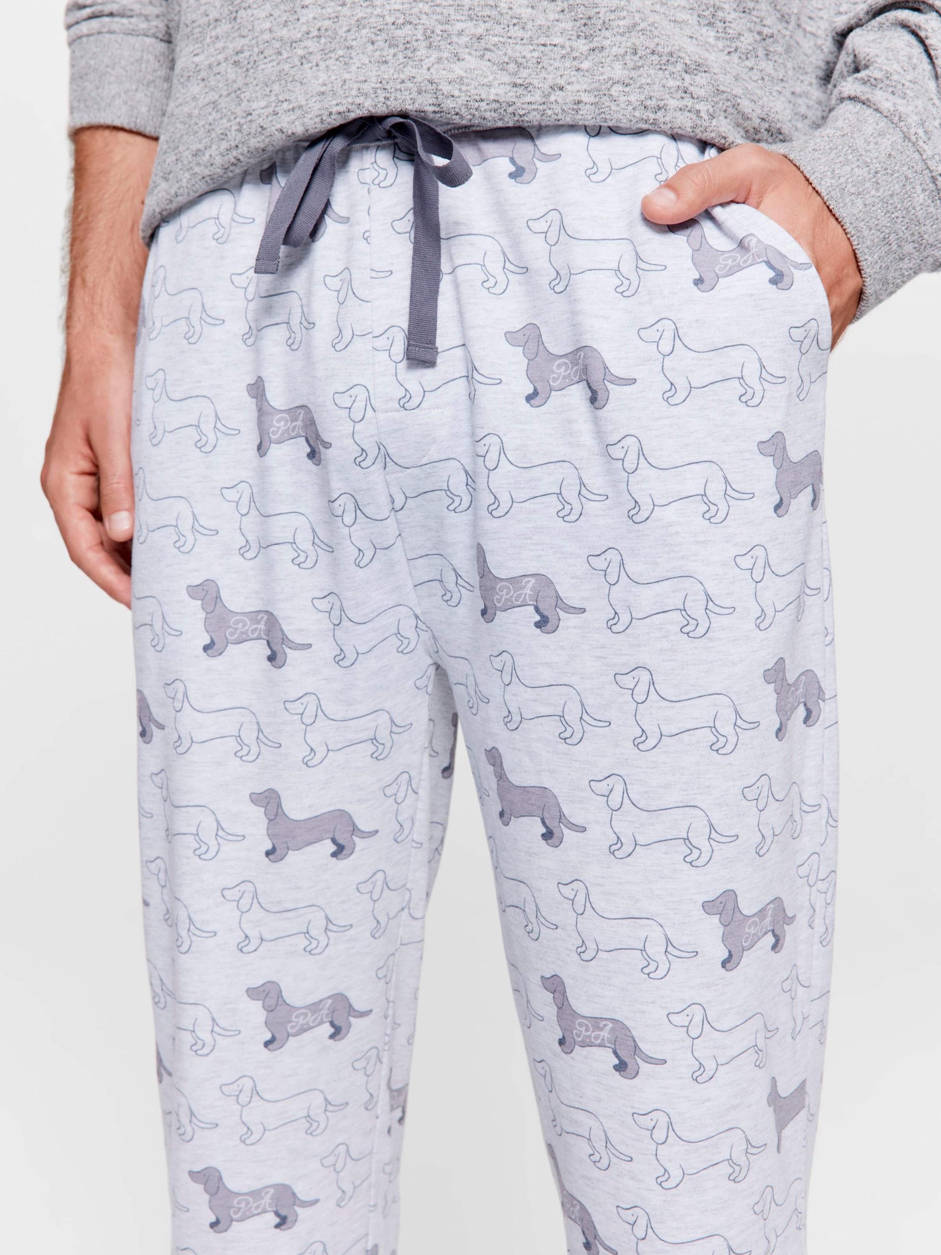 Grey Penny Logo Pj Pant greymarle image 1