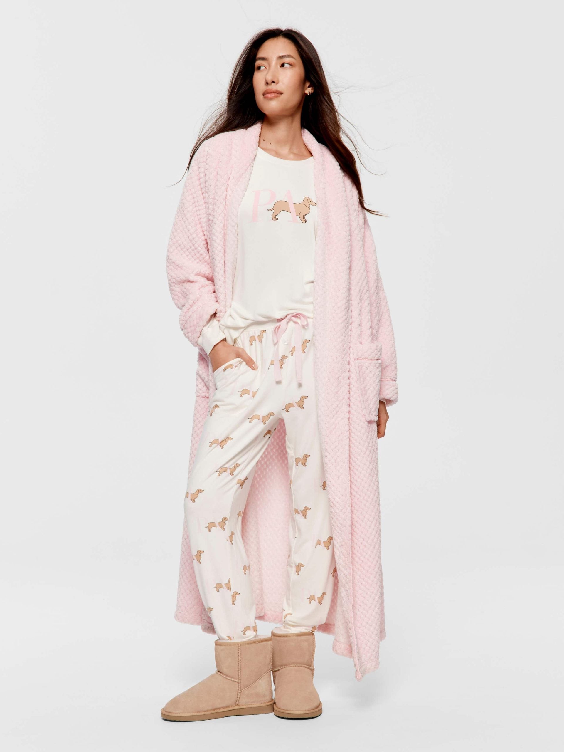 Peters Pink Jacquard Gown pink image 2