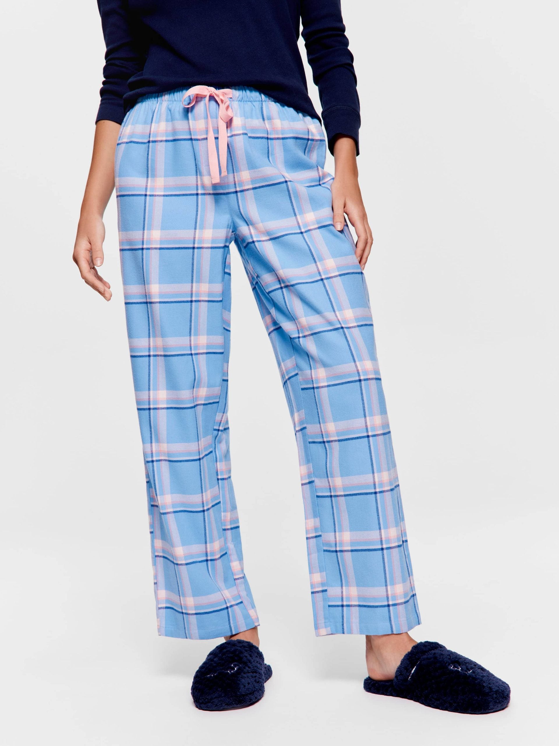 Cornflower Check Classic Flannelette Pj Pant multi image 2