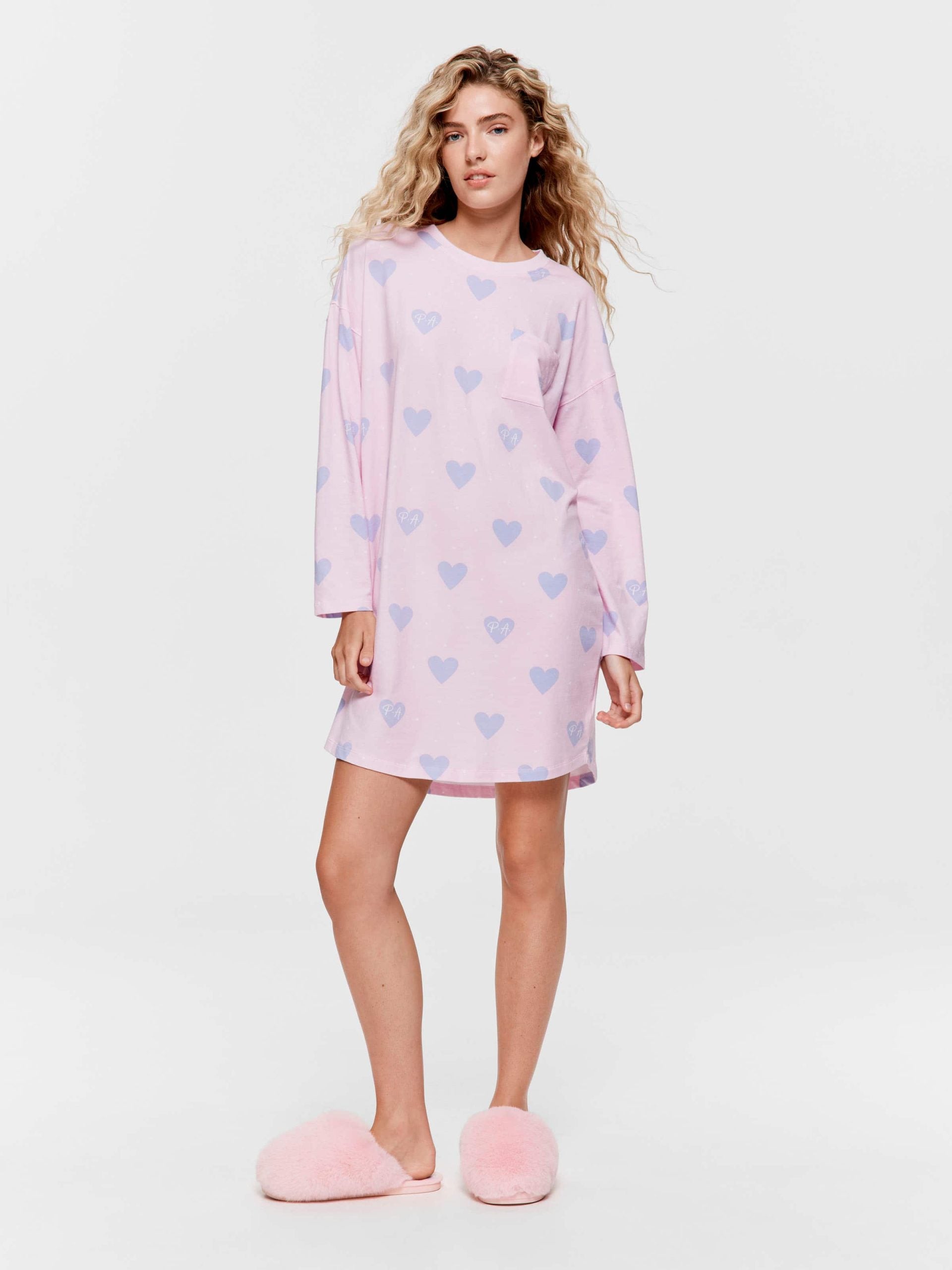 Love Heart Nightie multi image 2