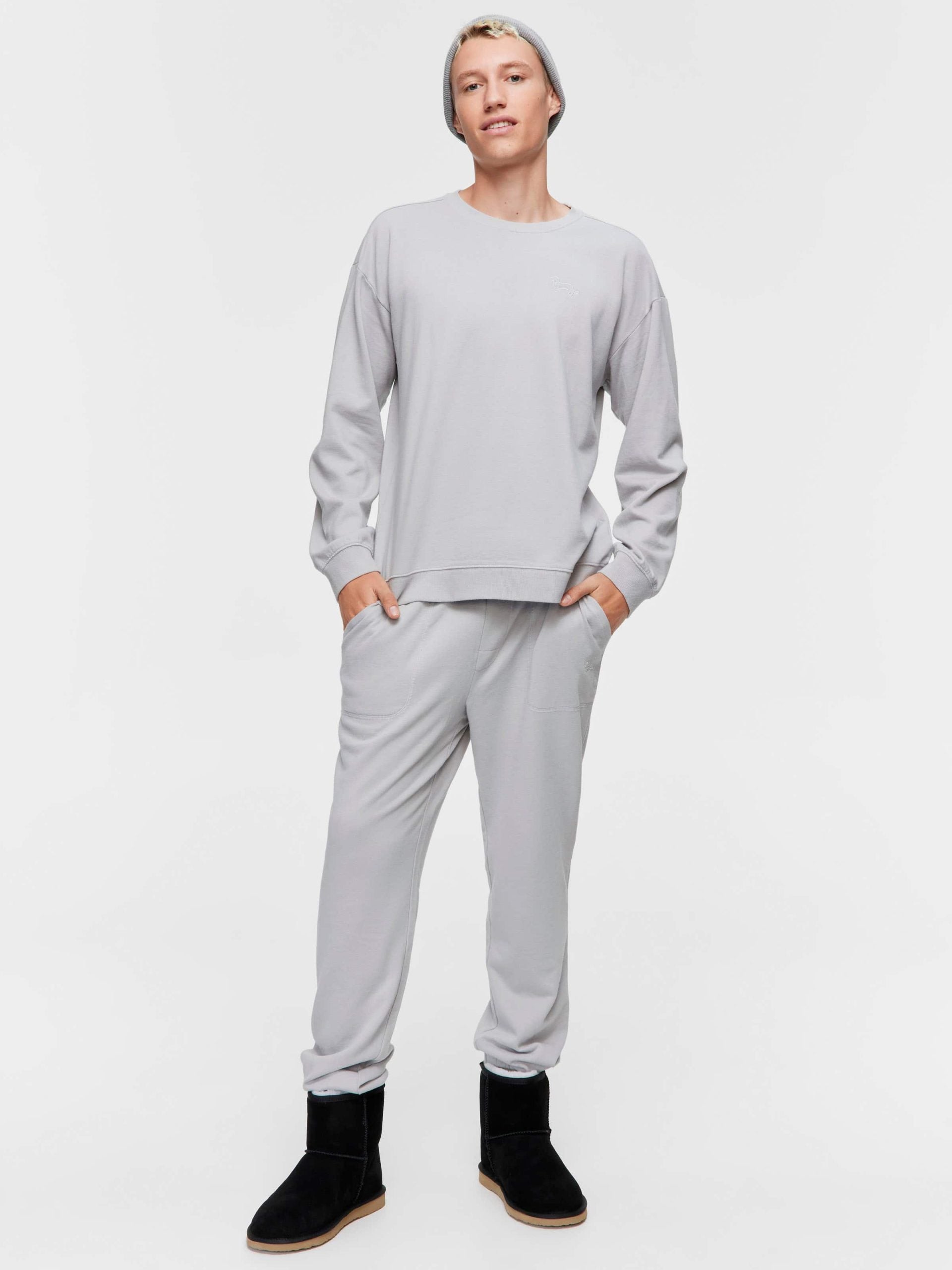 Grey Fleece Sweater grey image 2