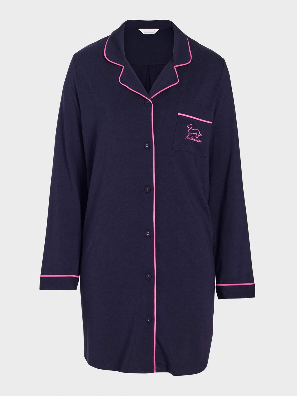 Cosy Classic Bamboo Knit Nightshirt ink image 3