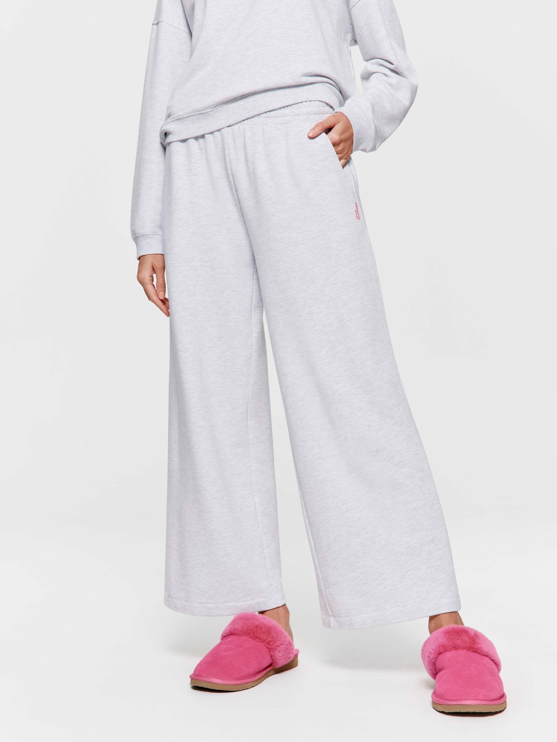 Grey Straight Leg Pj Pant greymarle image 2