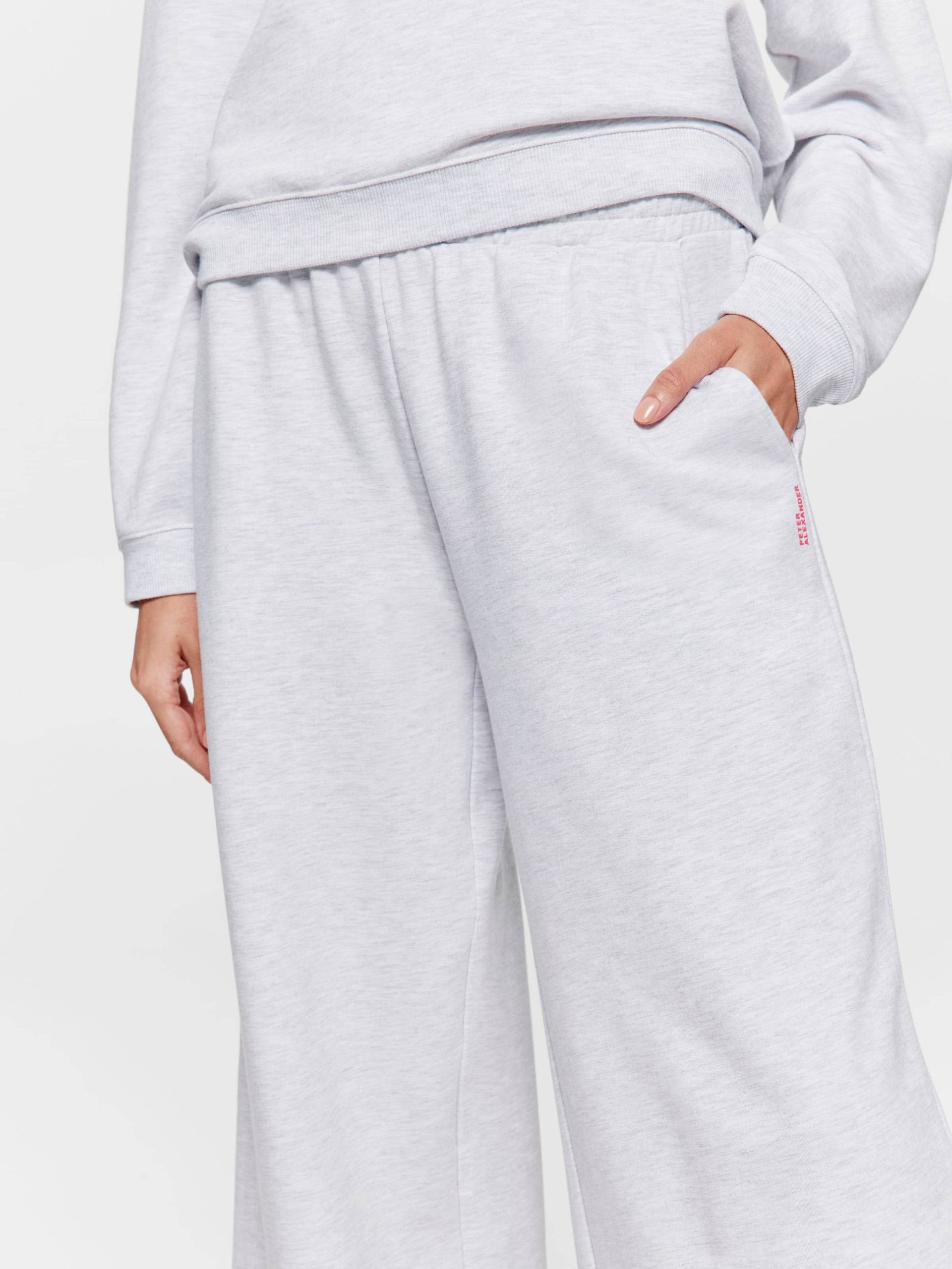 Grey Straight Leg Pj Pant greymarle image 1