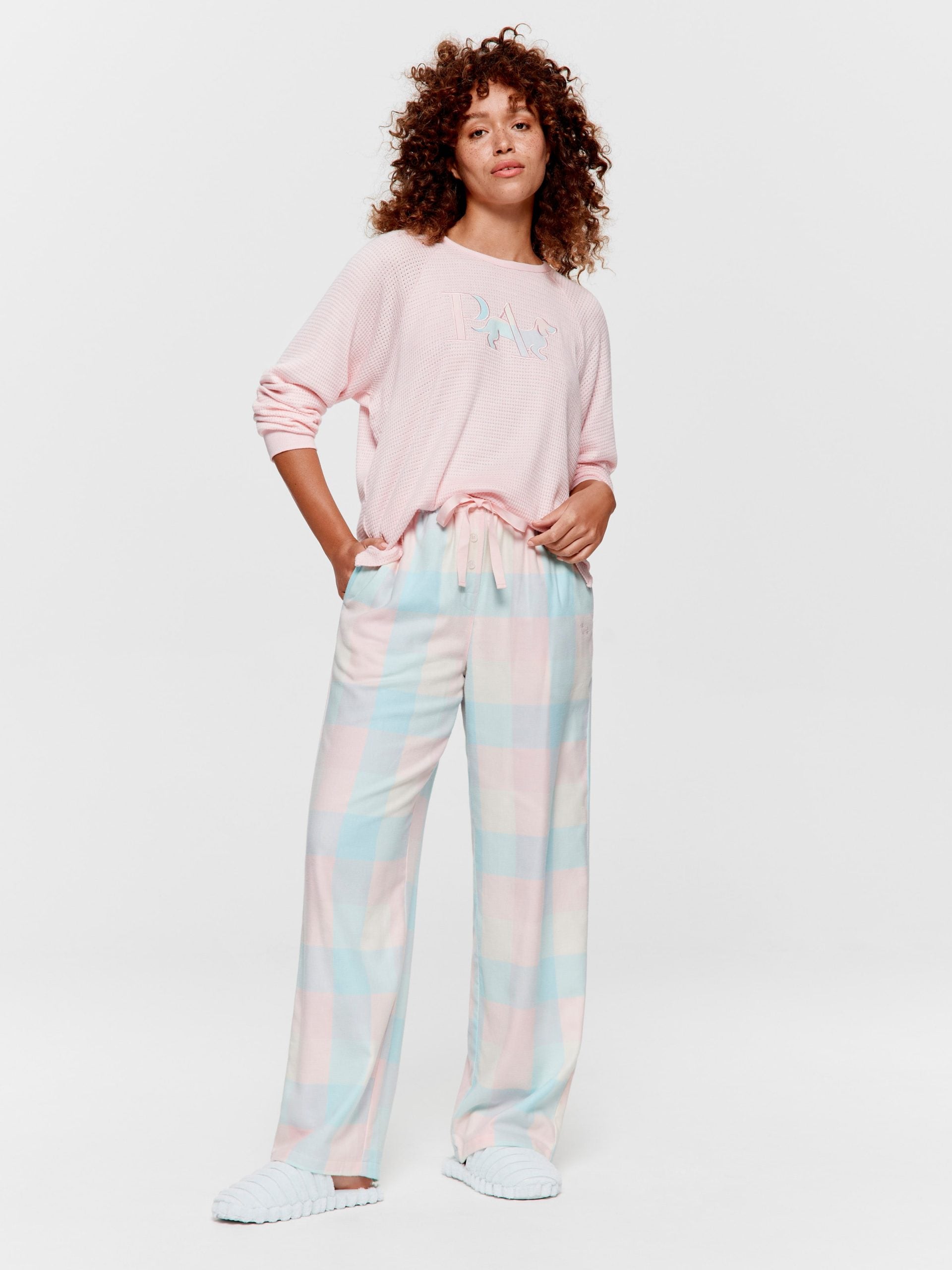 Pink Buffalo Check Flannelette Classic Pj Pant multi image 0