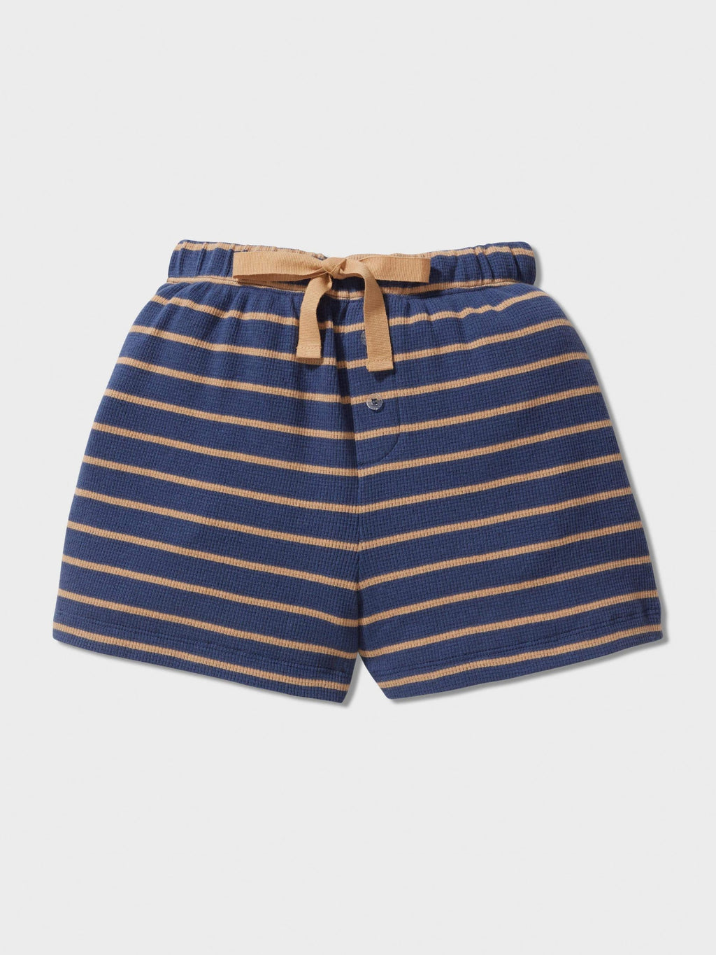 Jnr Boys Waffle Short Pj Set navy image 1