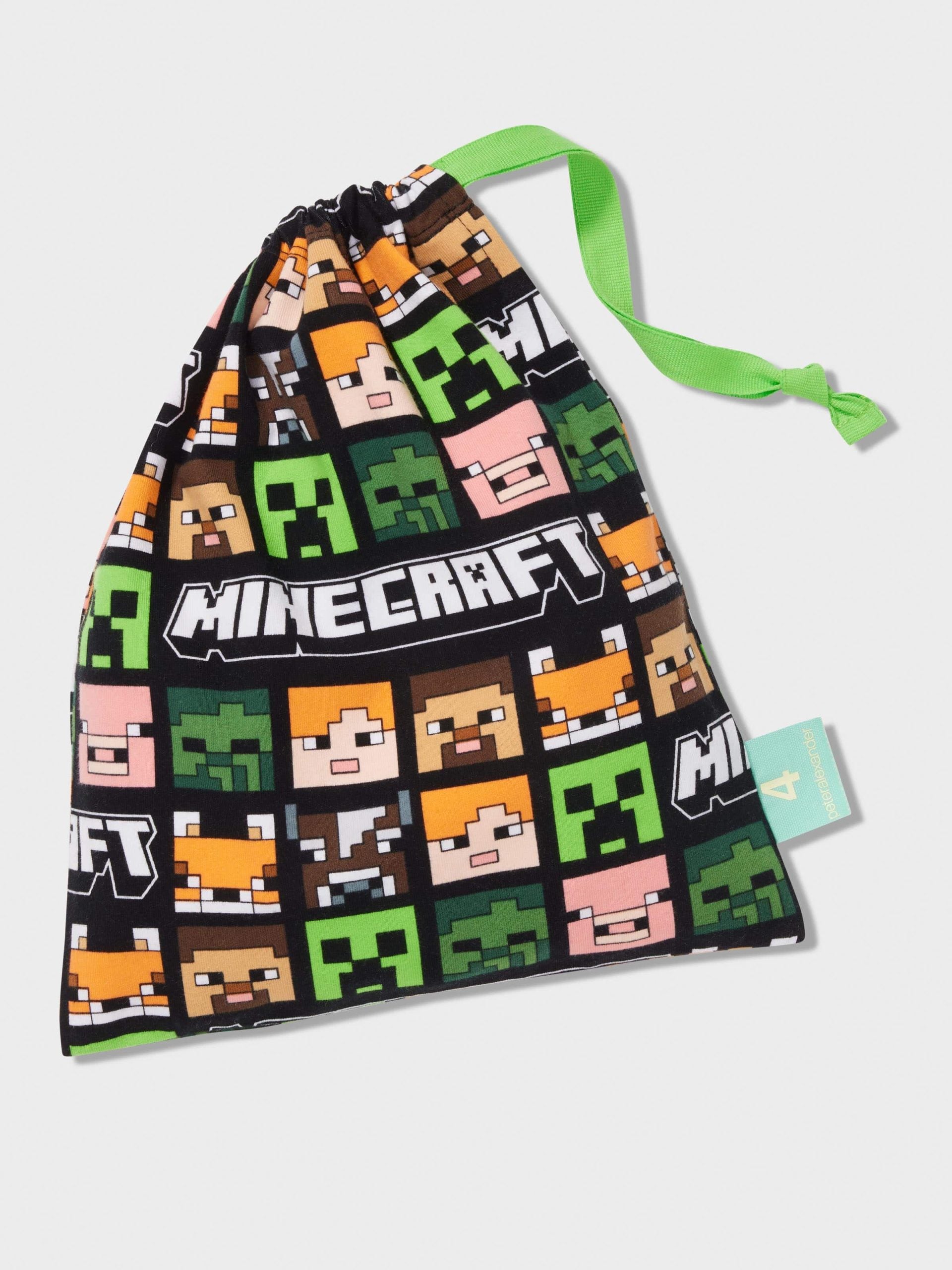 Jnr Kids Minecraft Print Pj Set multi image 5