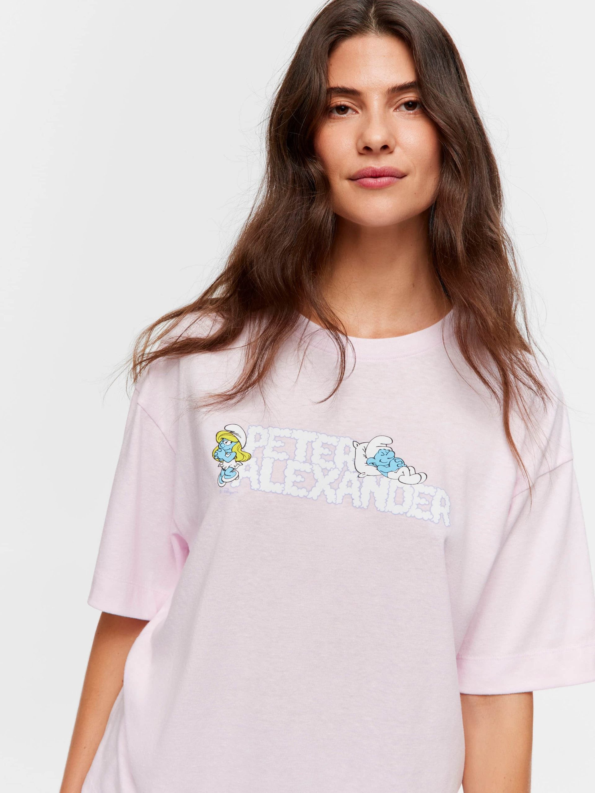 The Smurfs Tee pink image 0