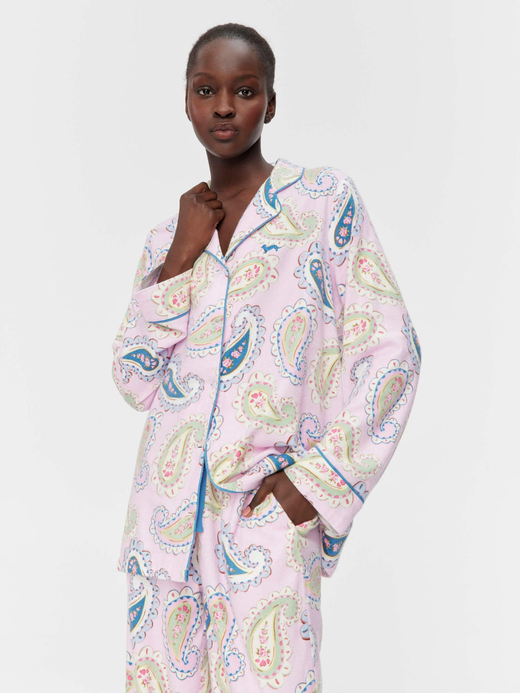 Cowgirl Paisley Bamboo Flannelette Classic Pj Set Multi image 2