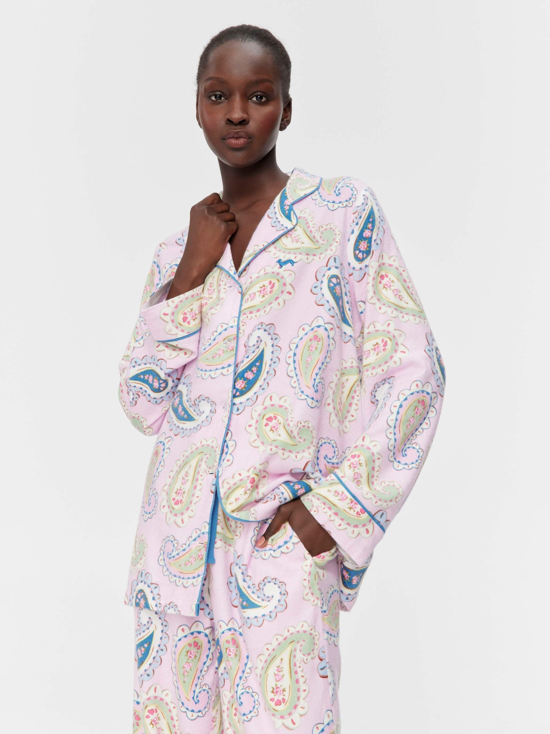 Cowgirl Paisley Bamboo Flannelette Classic Pj Set Multi image 2