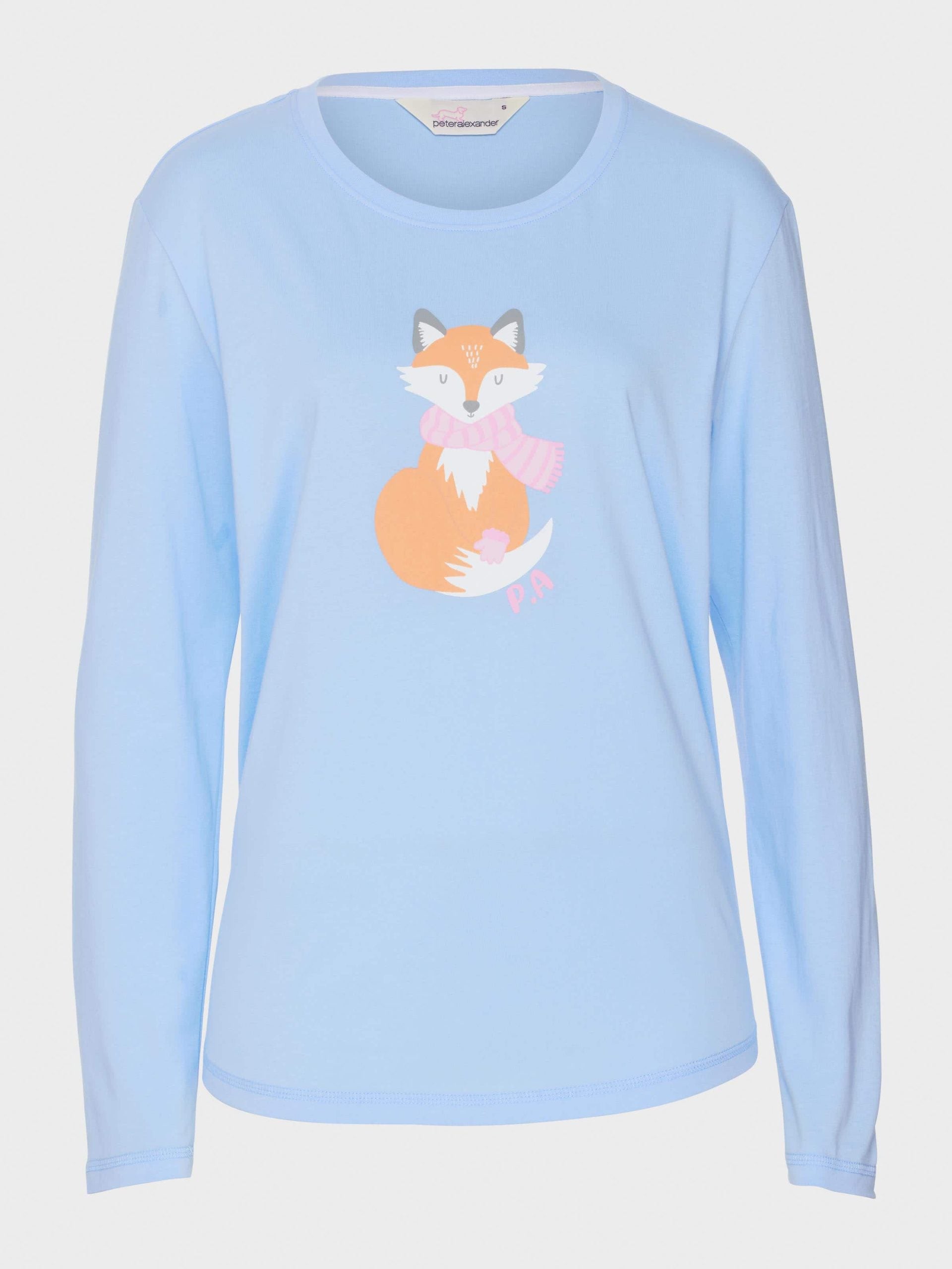 Fox Long Sleeve Top blue image 3