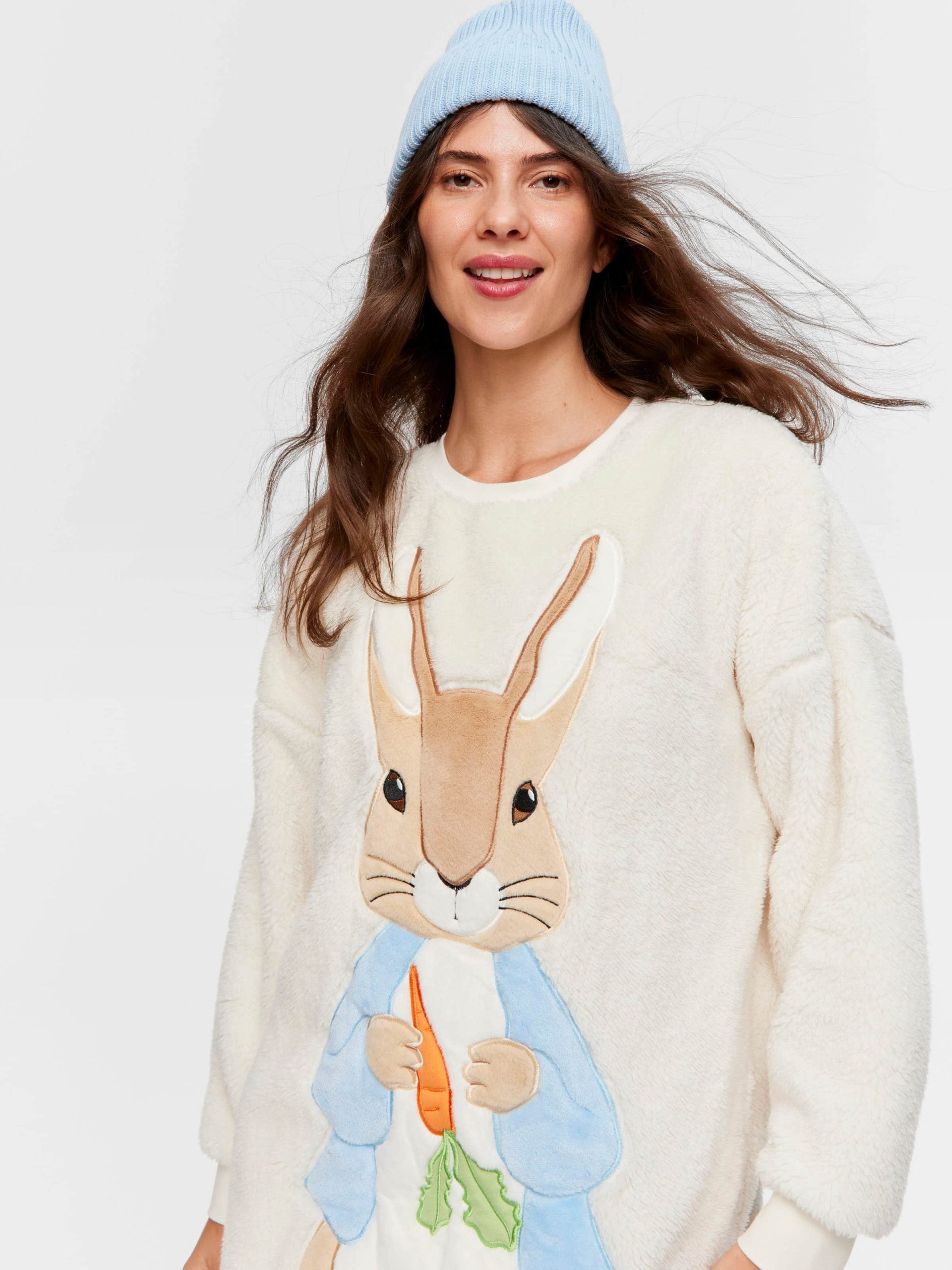 Peter Rabbit Fleece Sweater Nightie multi image 1