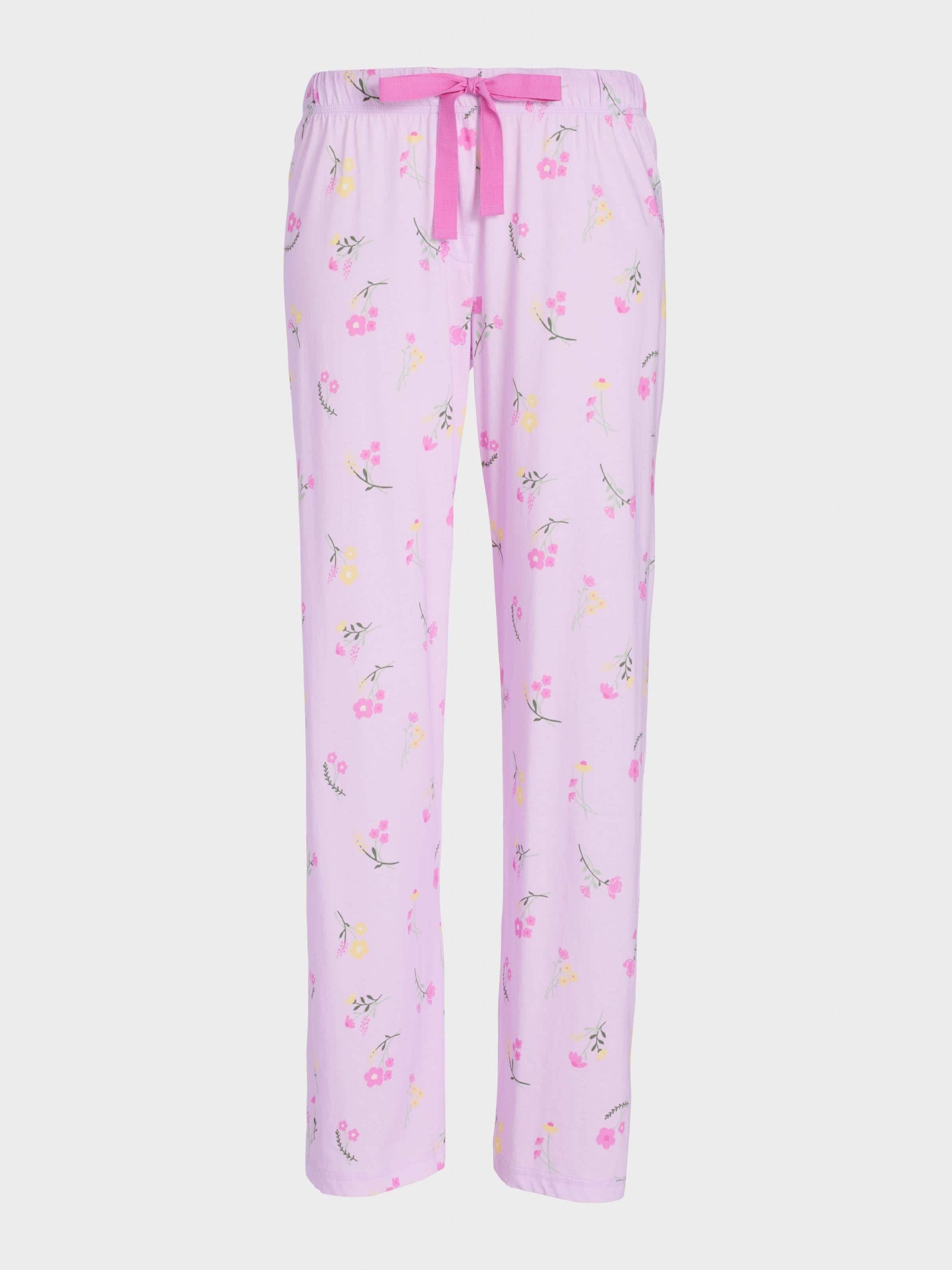 Purple Floral Ditsy Tapered Pj Pant multi image 3