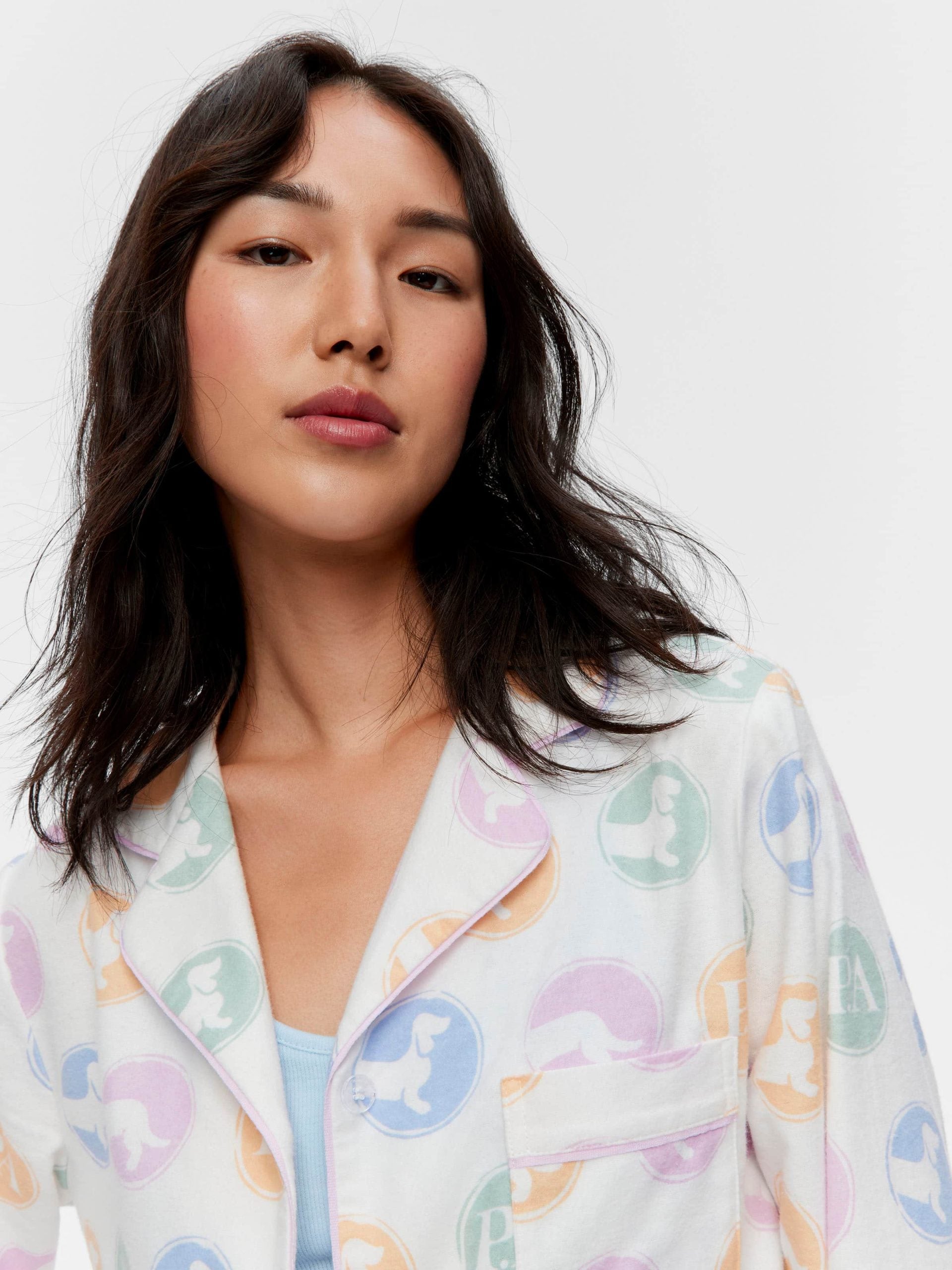 Penny Spot Classic Flannelette Pj Set multi image 3