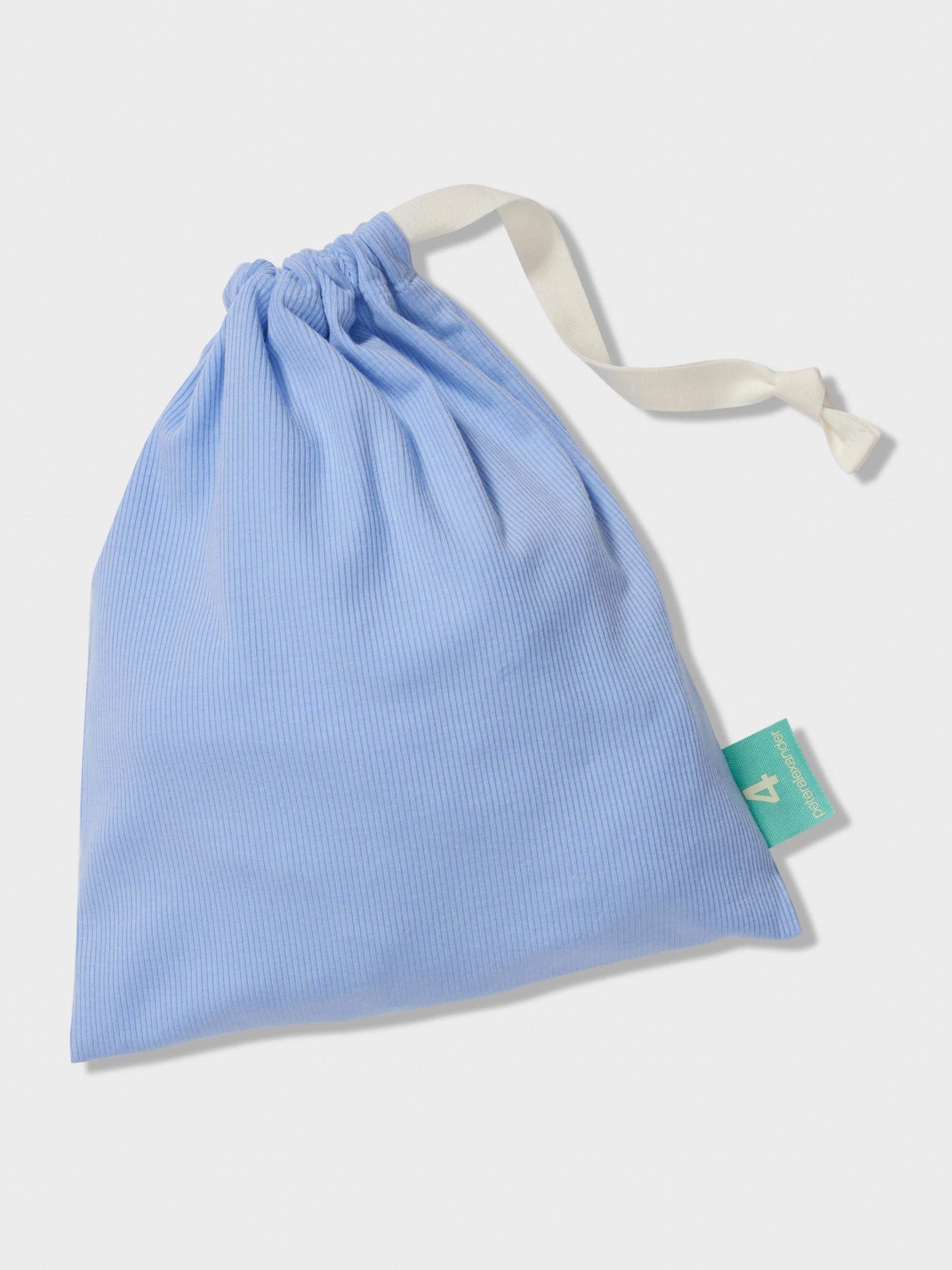 Jnr Girls Rib Long Pj Set Blue image 3