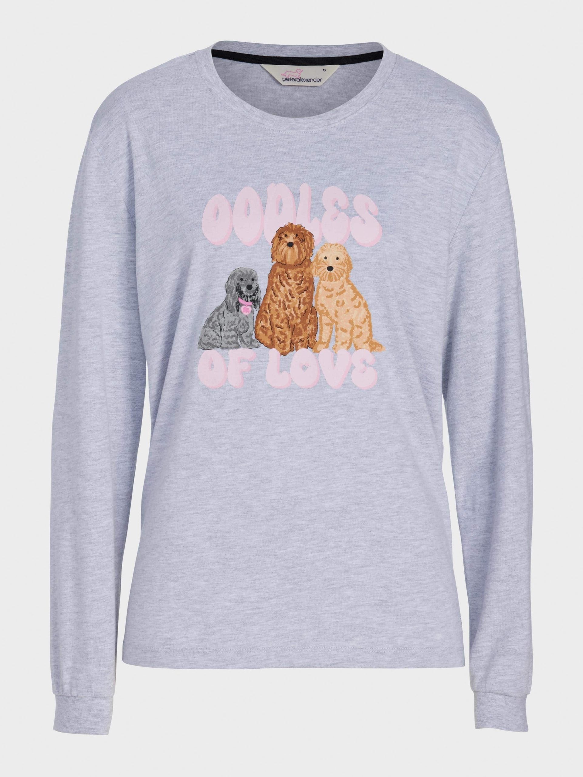 Groodle Oversized Long Sleeve Top greymarle image 3