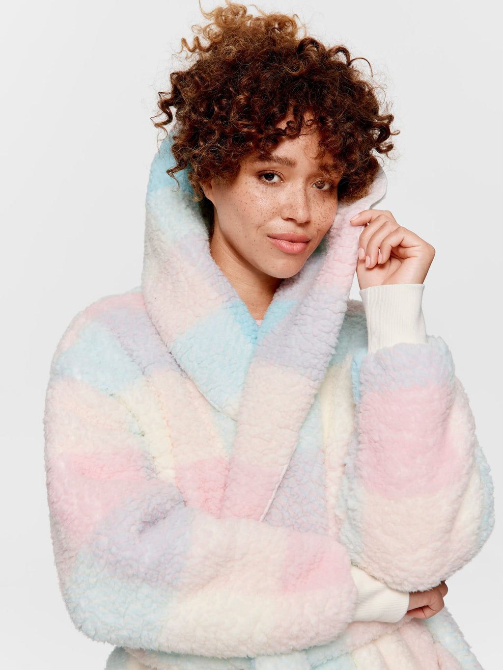 Buffalo Check Teddy Gown multi image 1