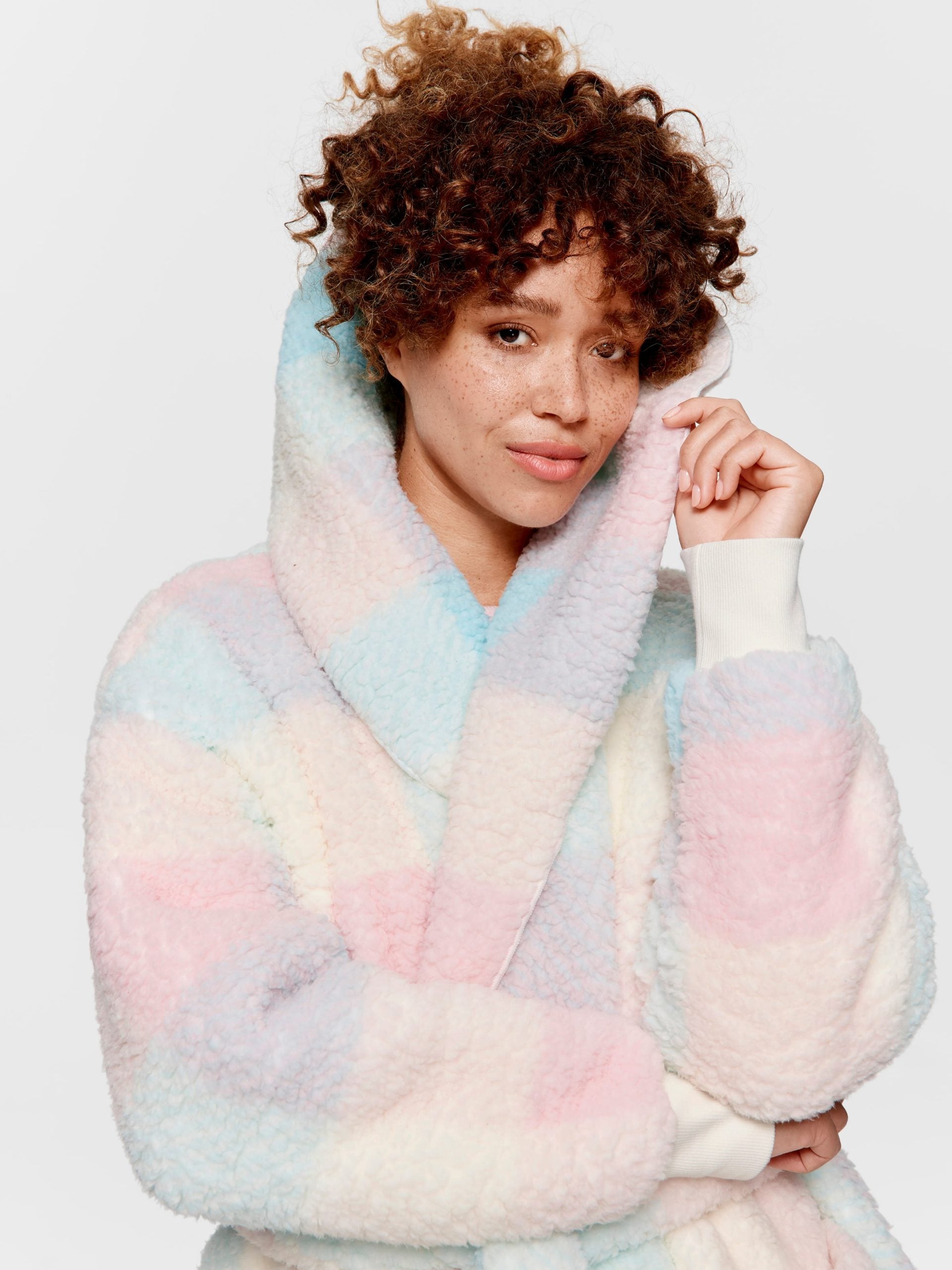 Buffalo Check Teddy Gown multi image 1