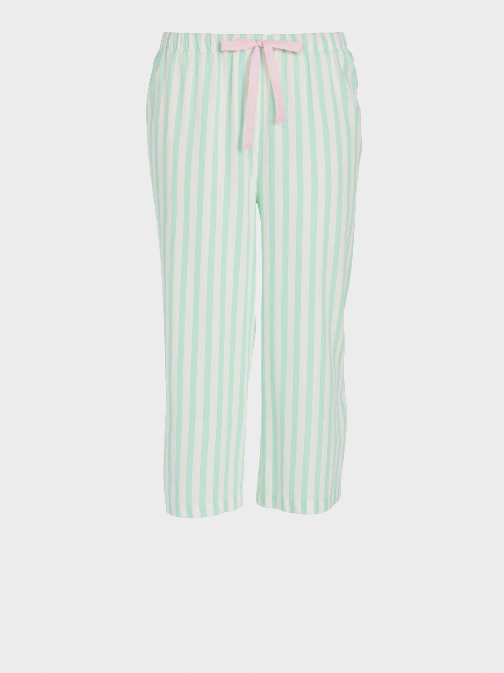 Green Stripe 3/4 Pj Pant multi image 3