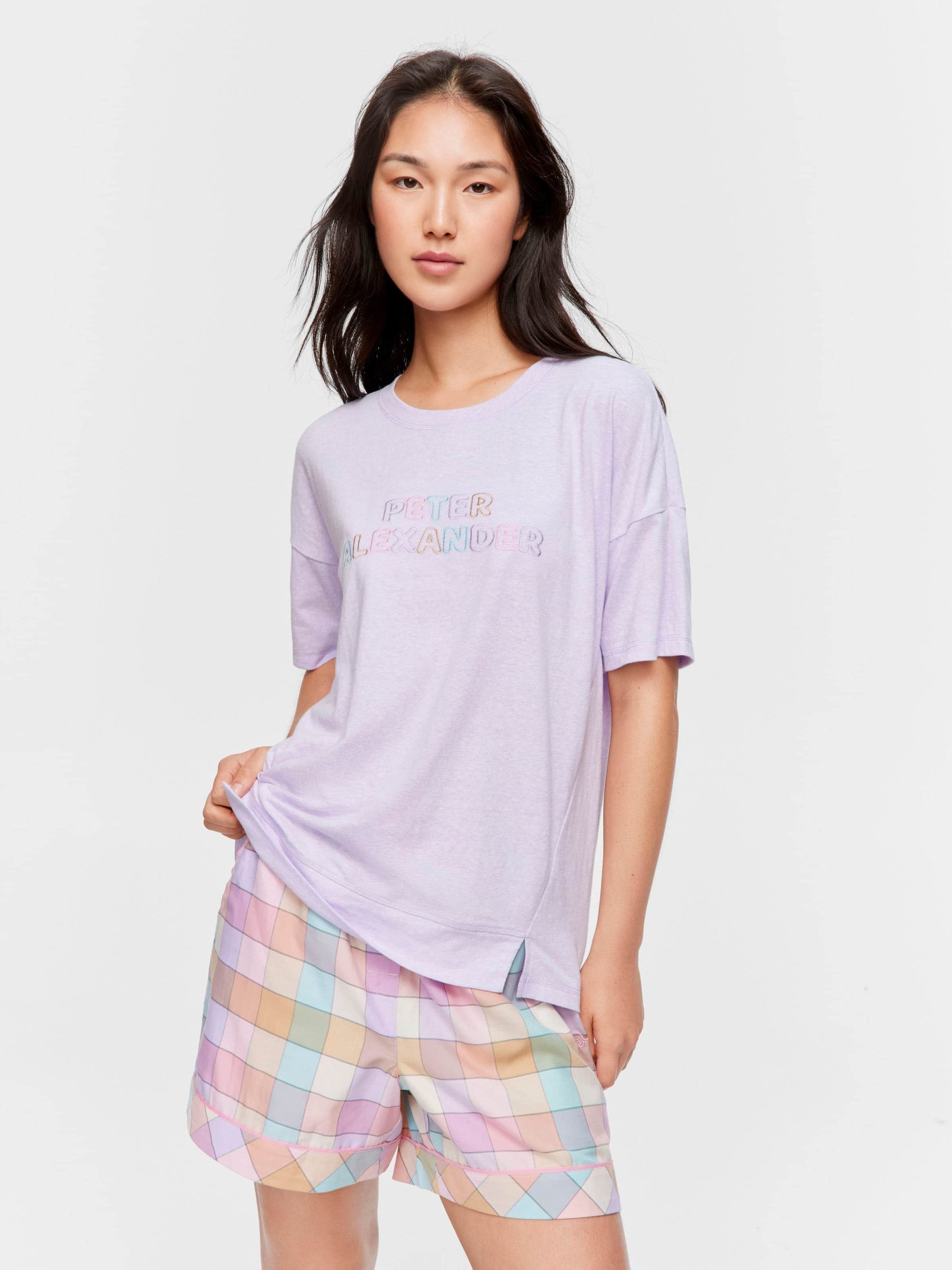 Lilac Peter Alexander Logo Tee lilac image 2