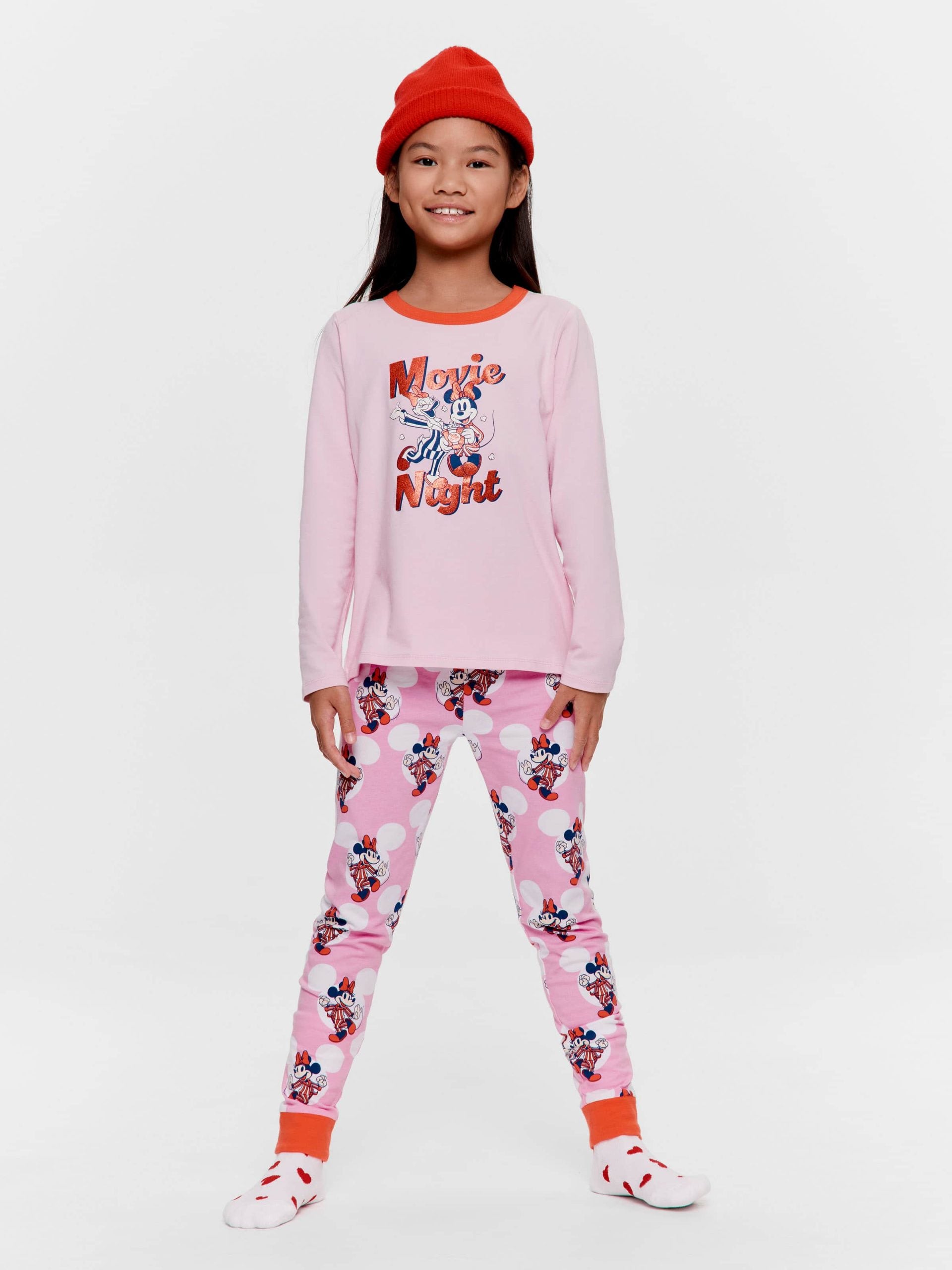 Girls Disney Minnie Long Pj Set Multi image 1