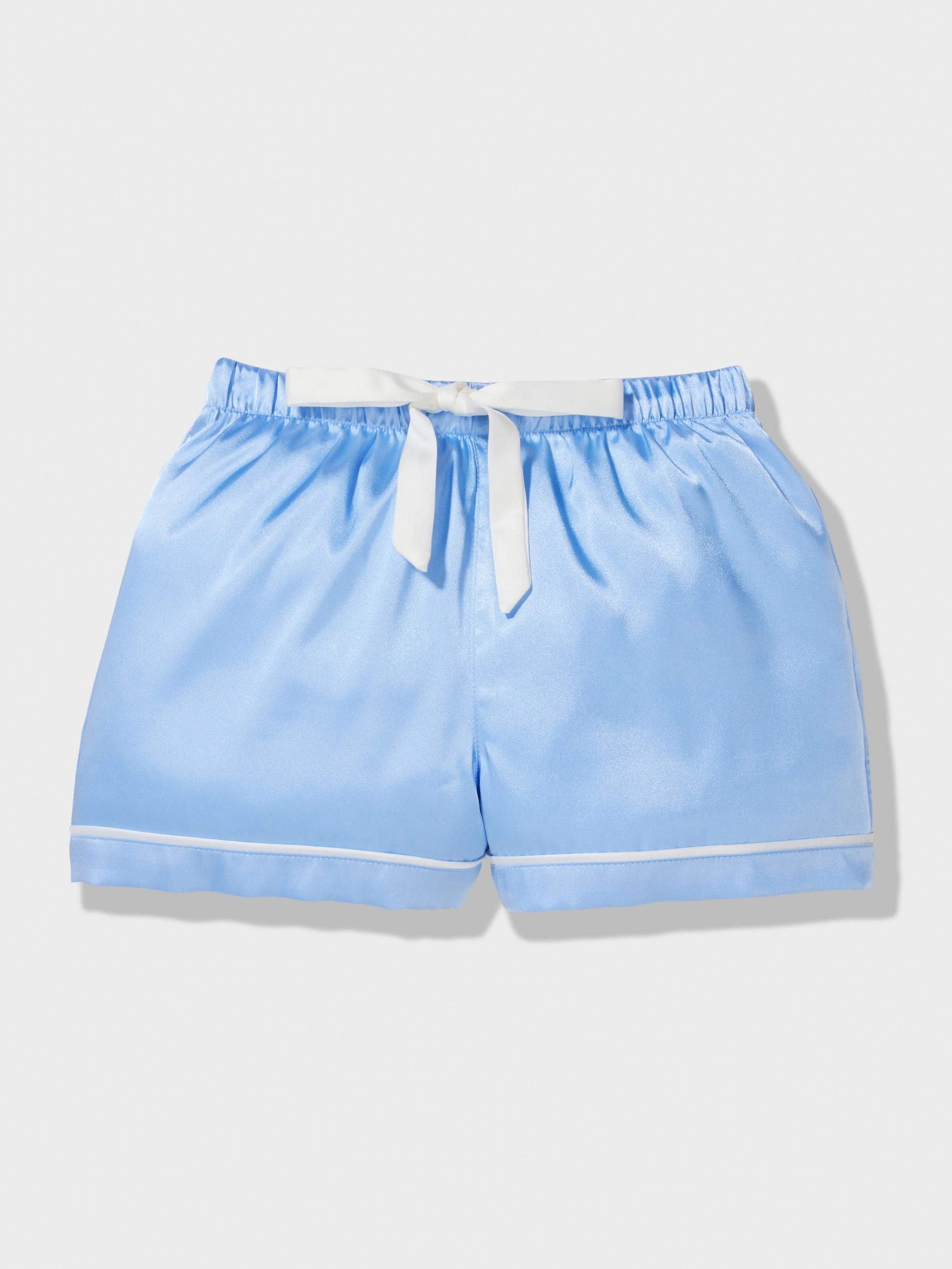 Girls Classic Satin Cornflower Pj Set cornflower image 1