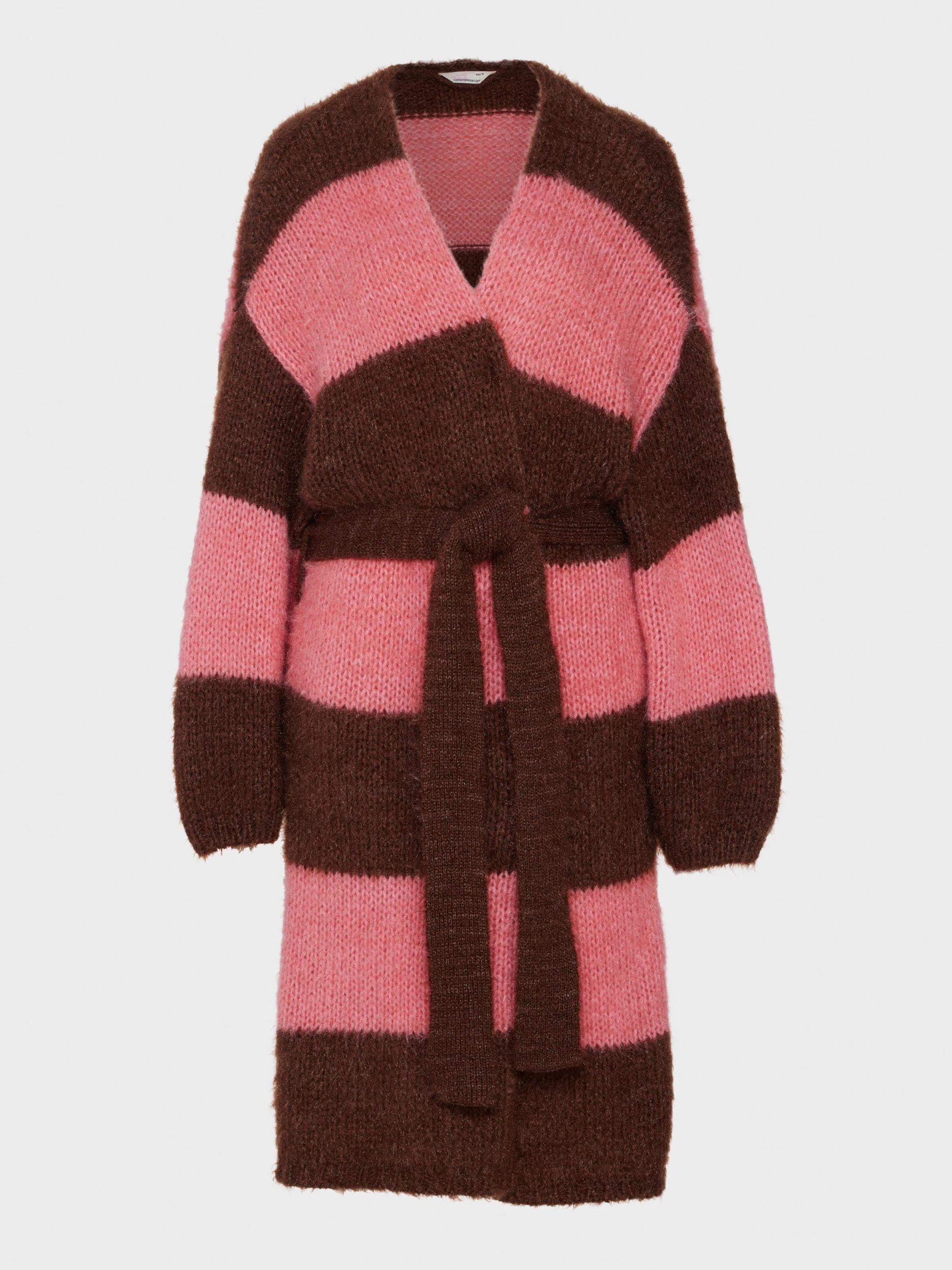 Chunky Stripe Knit Gown multi image 4